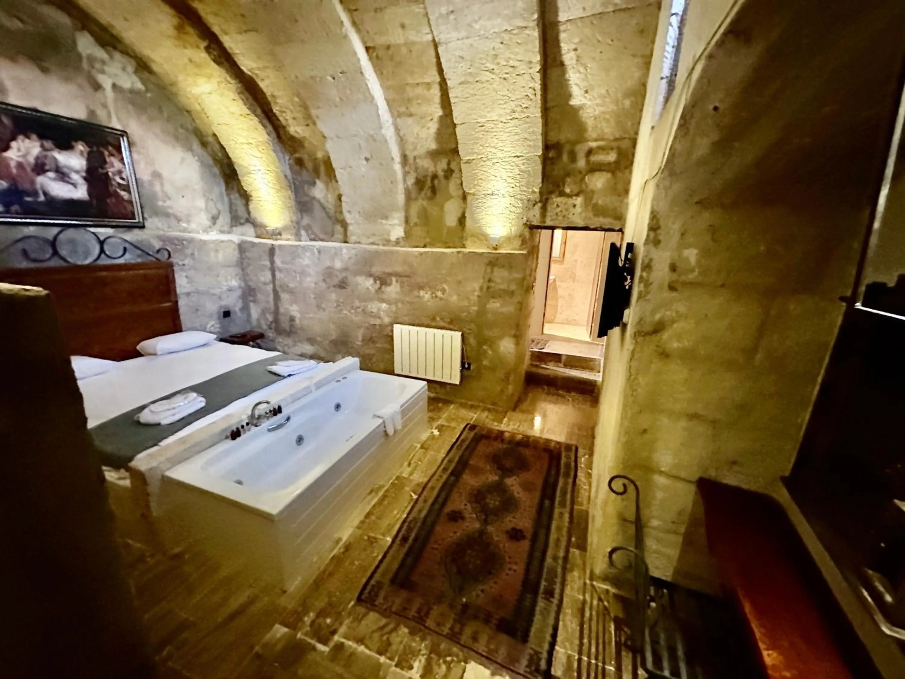 Photo of the whole room in Harkasos Cave Hotel