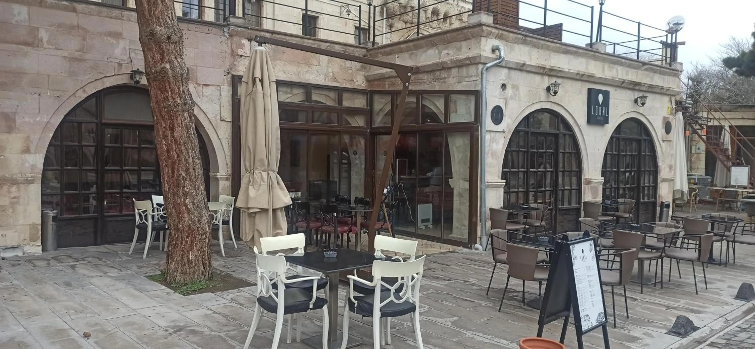 Breakfast in Harkasos Cave Hotel