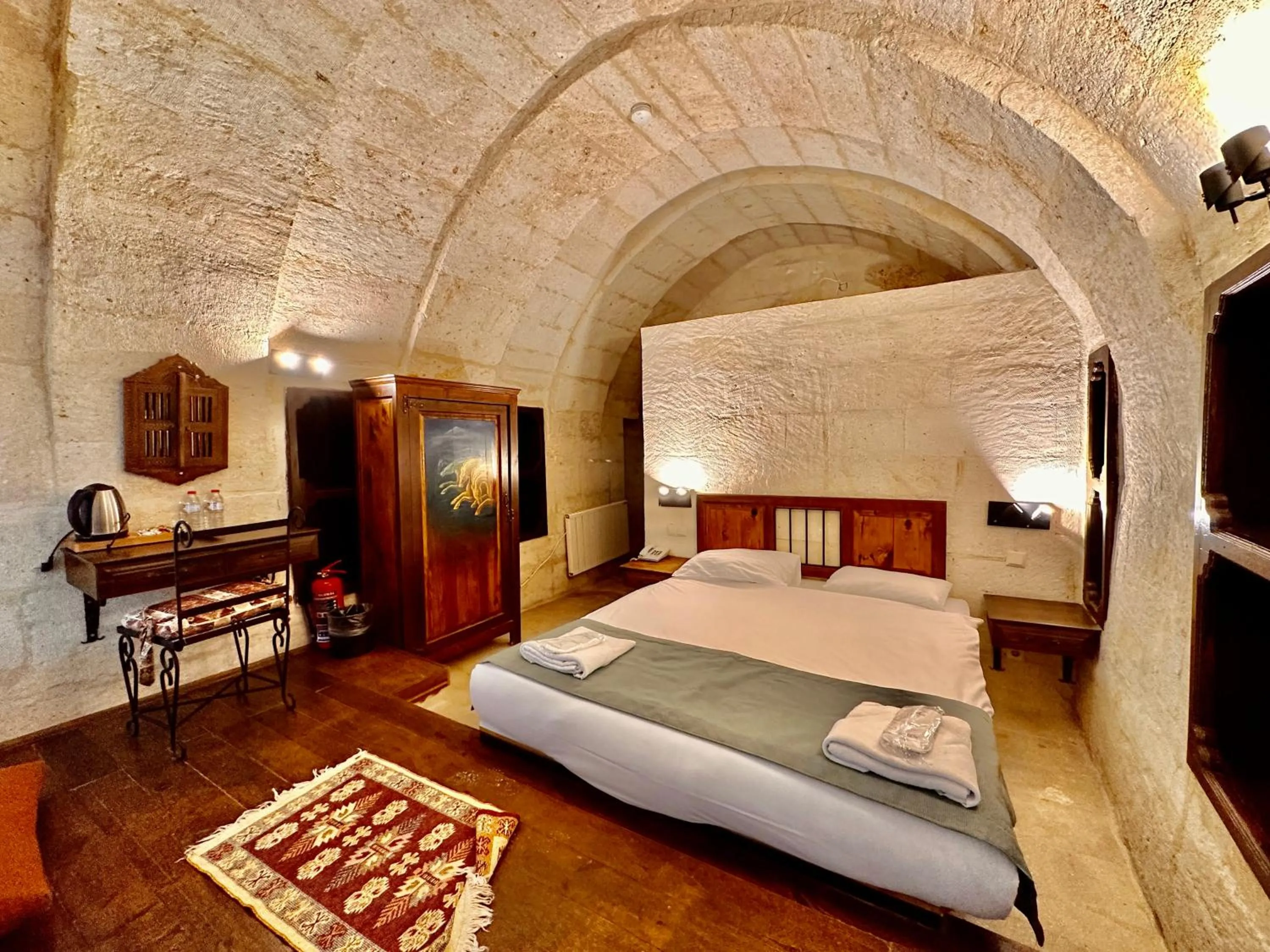 Photo of the whole room in Harkasos Cave Hotel