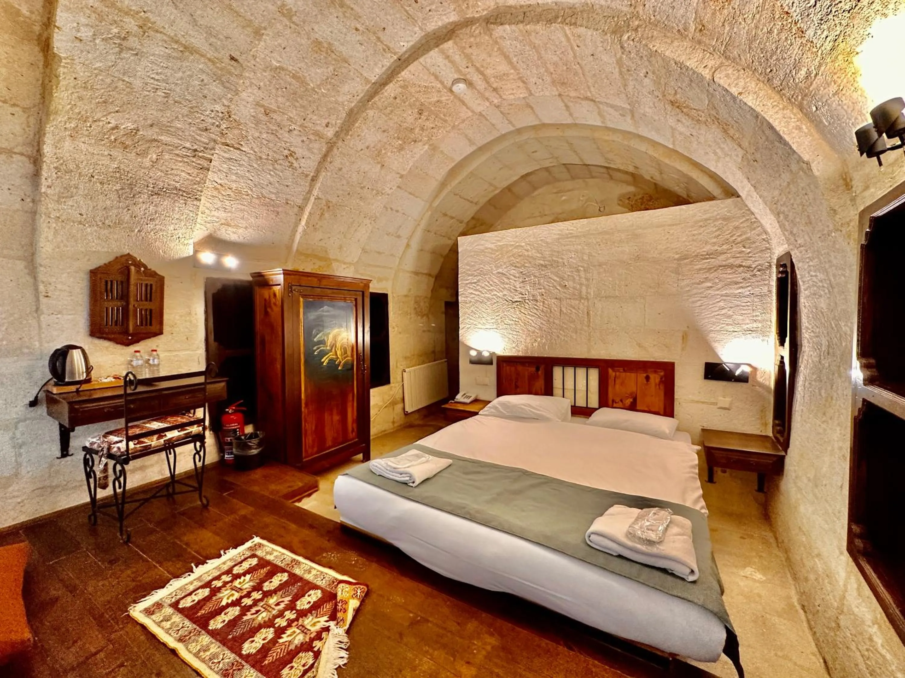 Photo of the whole room in Harkasos Cave Hotel