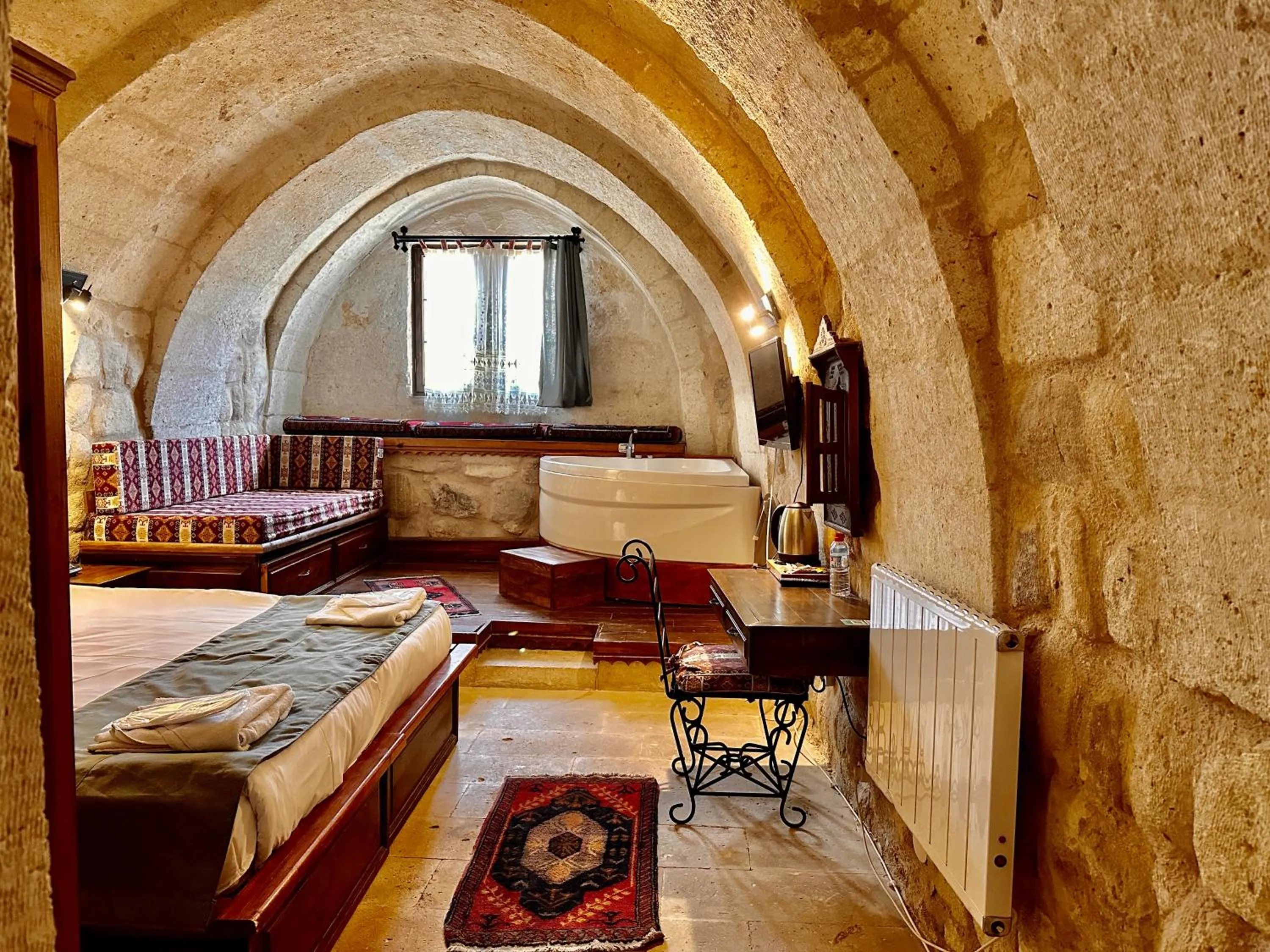 Photo of the whole room in Harkasos Cave Hotel