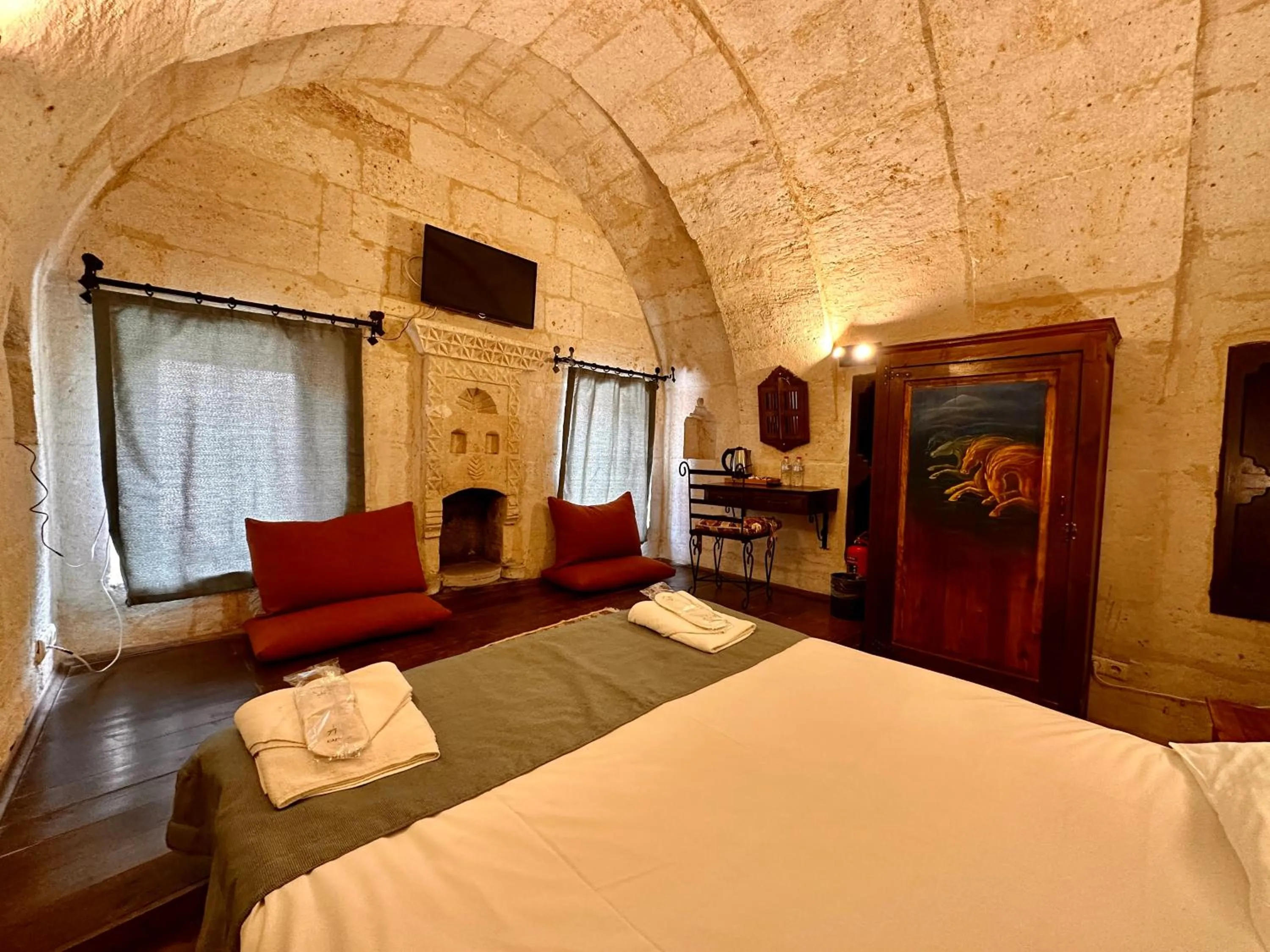 Photo of the whole room in Harkasos Cave Hotel