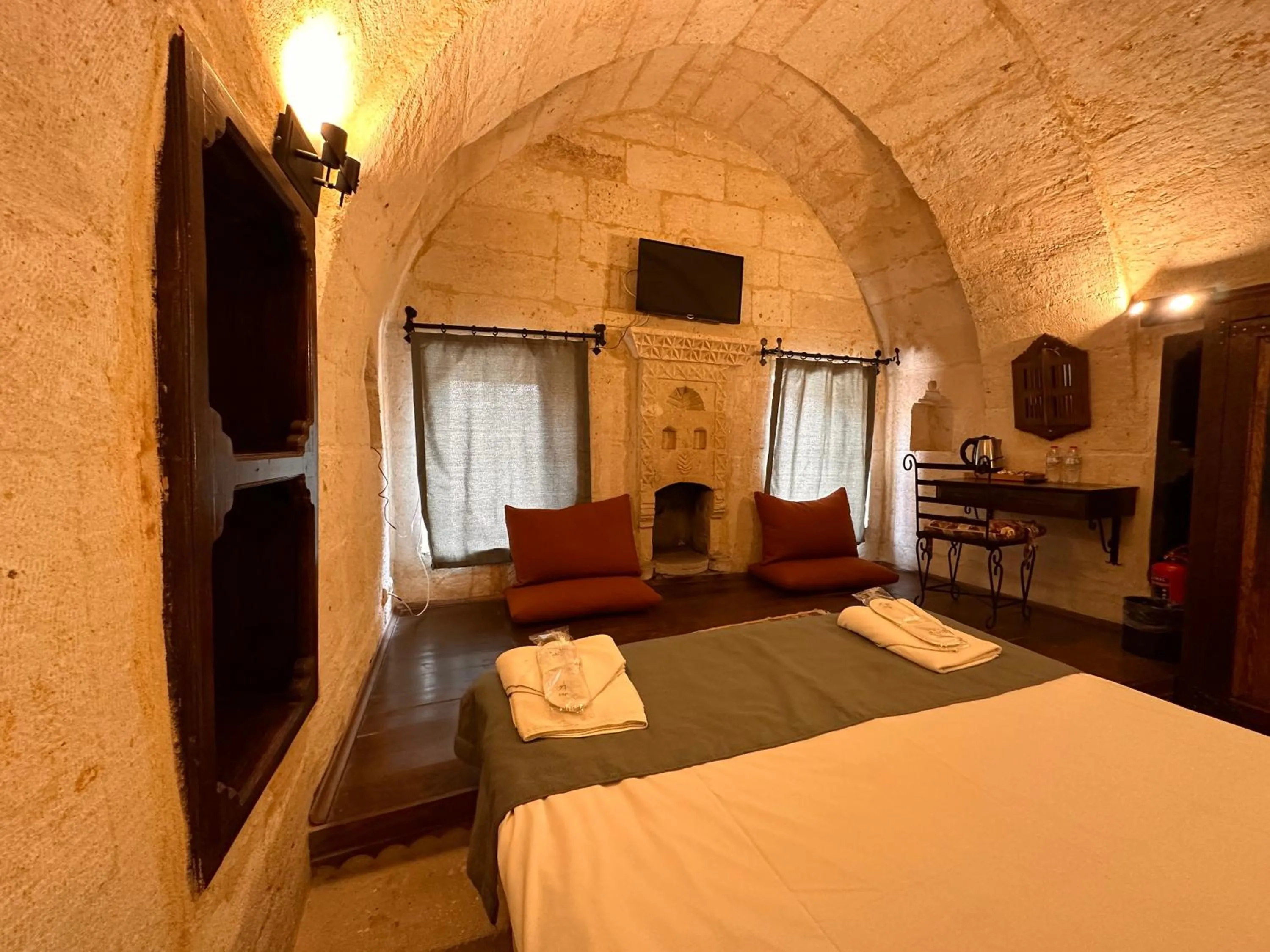 Photo of the whole room in Harkasos Cave Hotel