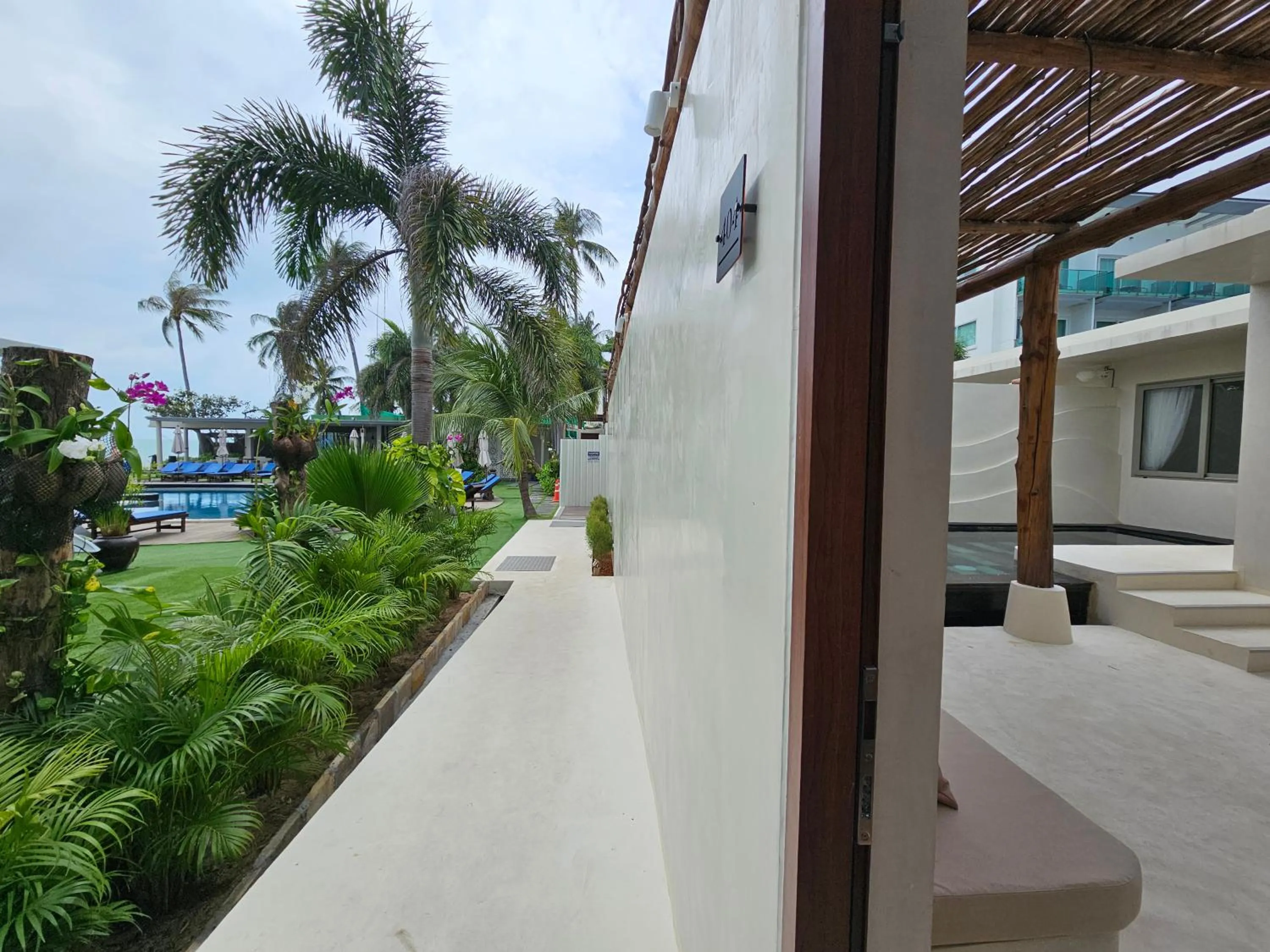 Garden view in KC Beach Club & Pool Villas
