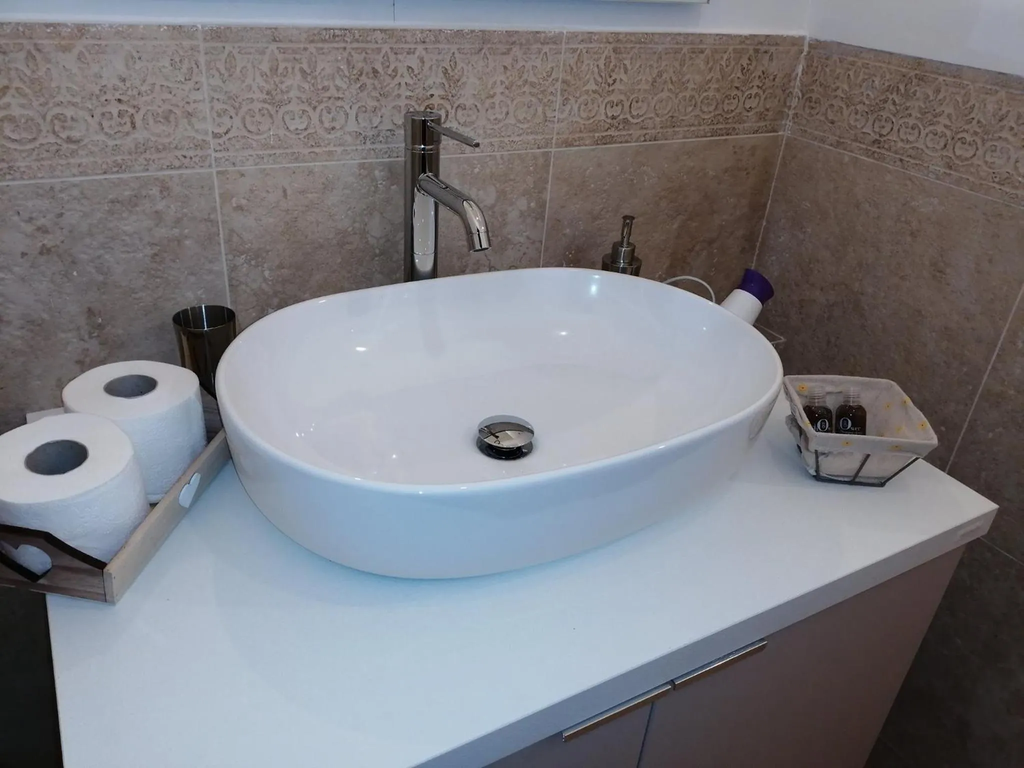 Bathroom in B&B Ninfa