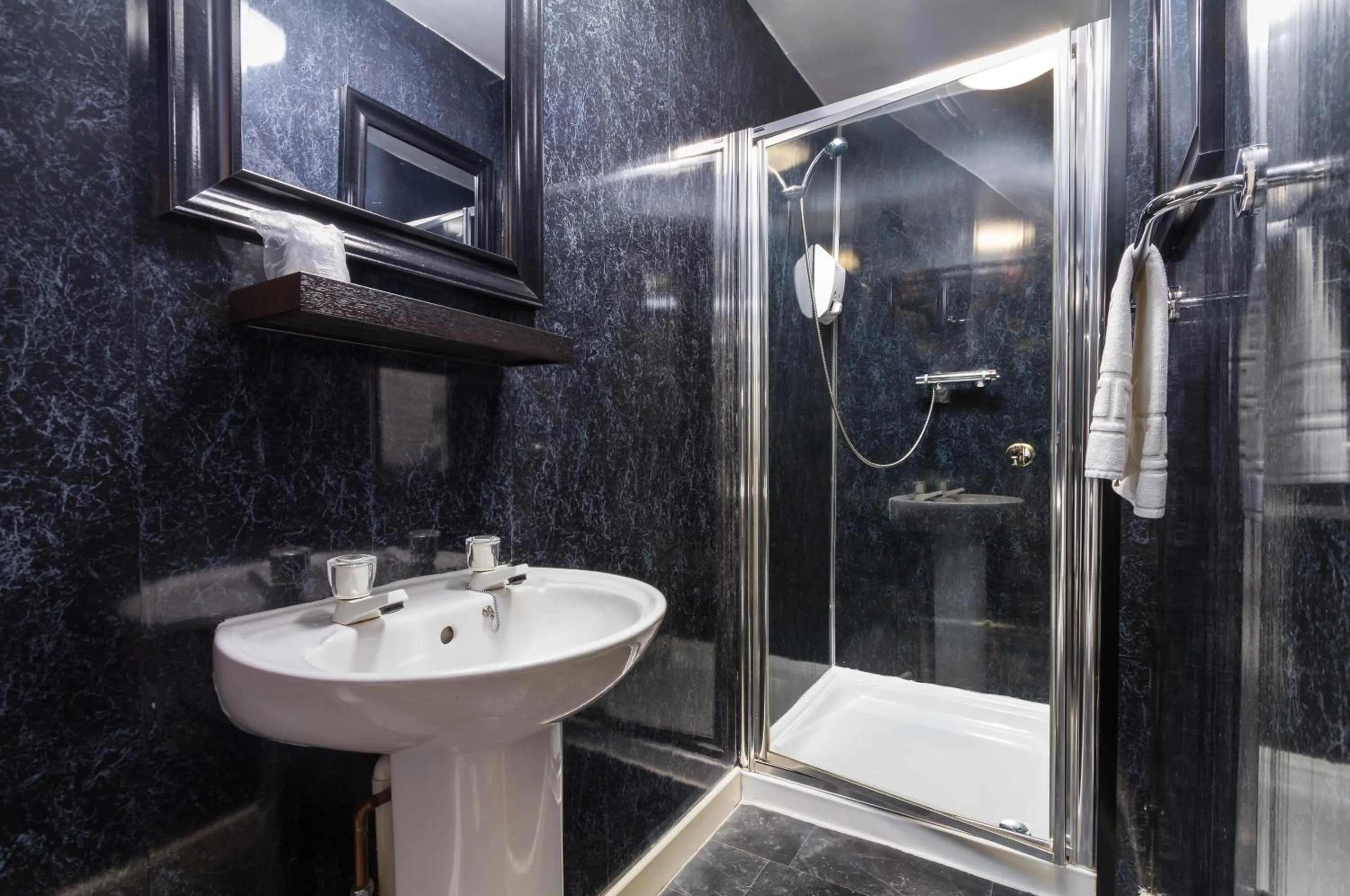 Shower in Maples Hotel