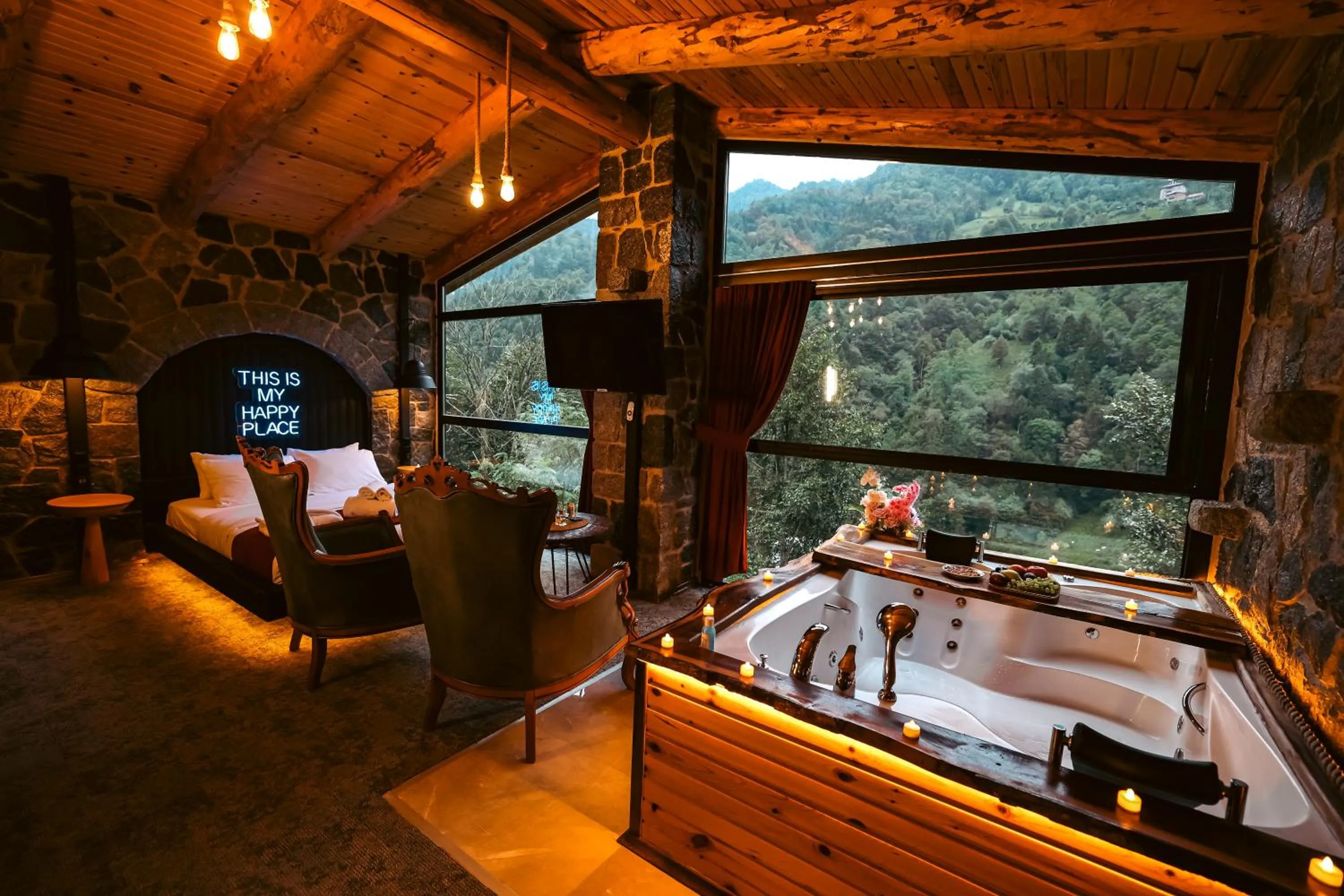 Natural landscape in bungalove tatil köyü