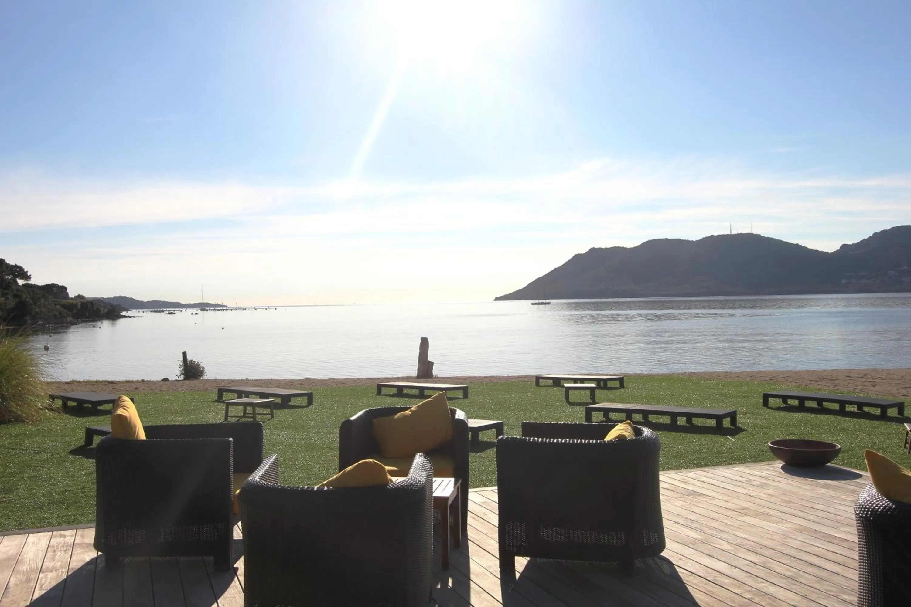 Balcony/Terrace in Hôtel Marina Corsica