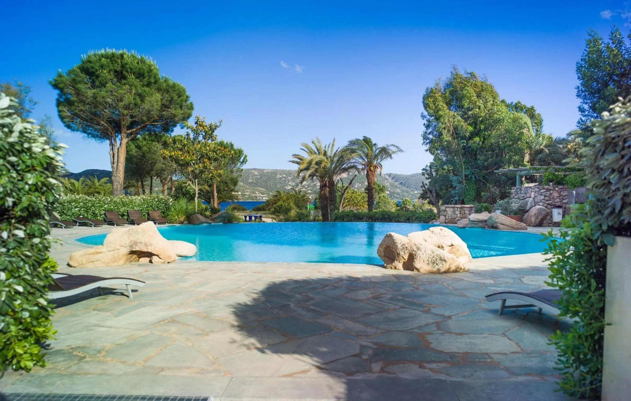 Swimming pool in Hôtel Marina Corsica