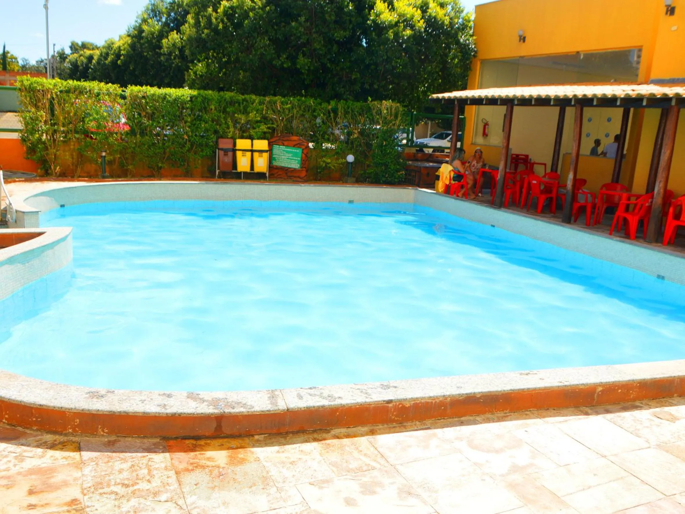 Swimming pool in Suite Show no Thermas Place