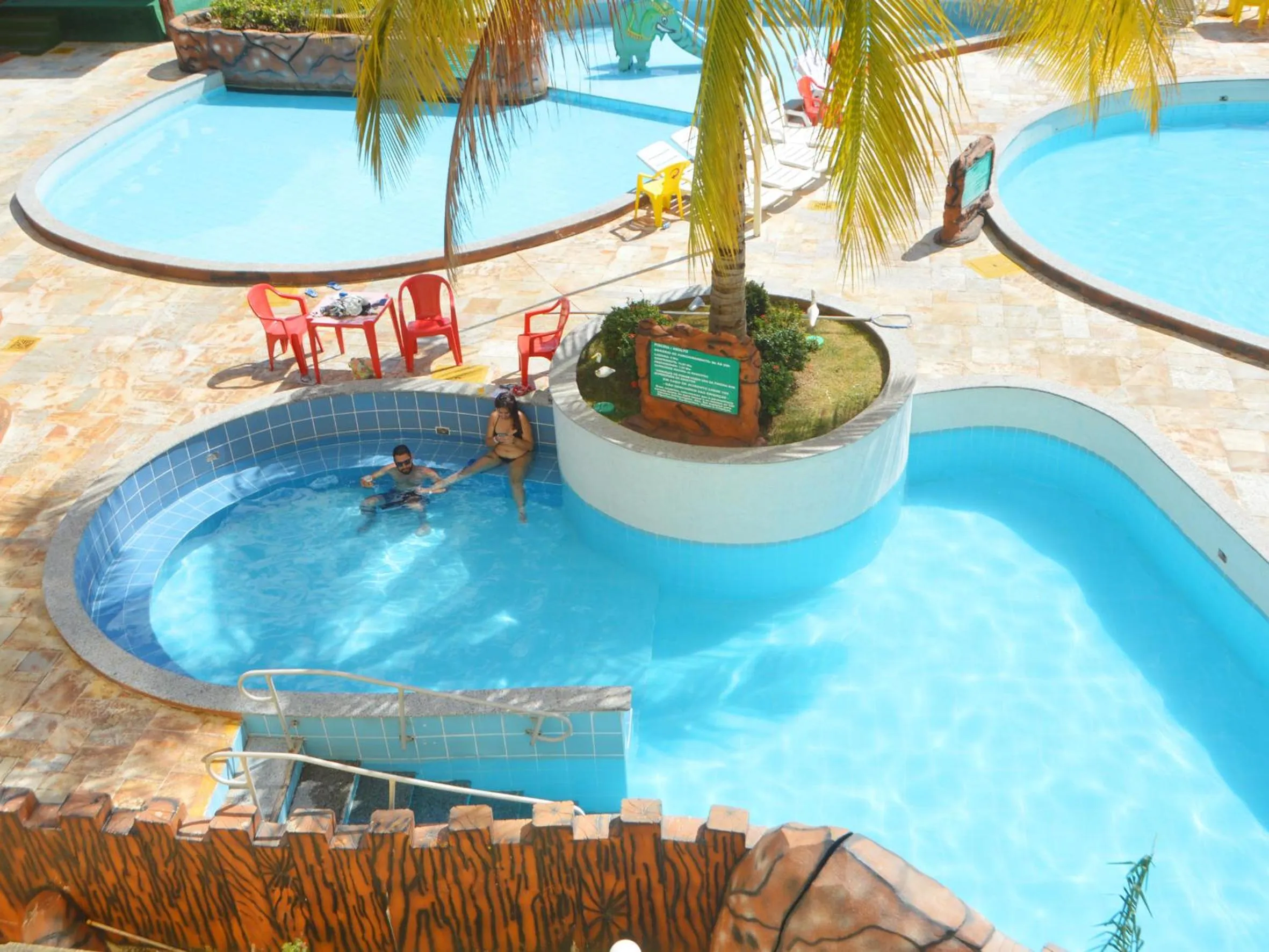 Pool view in Suite Show no Thermas Place