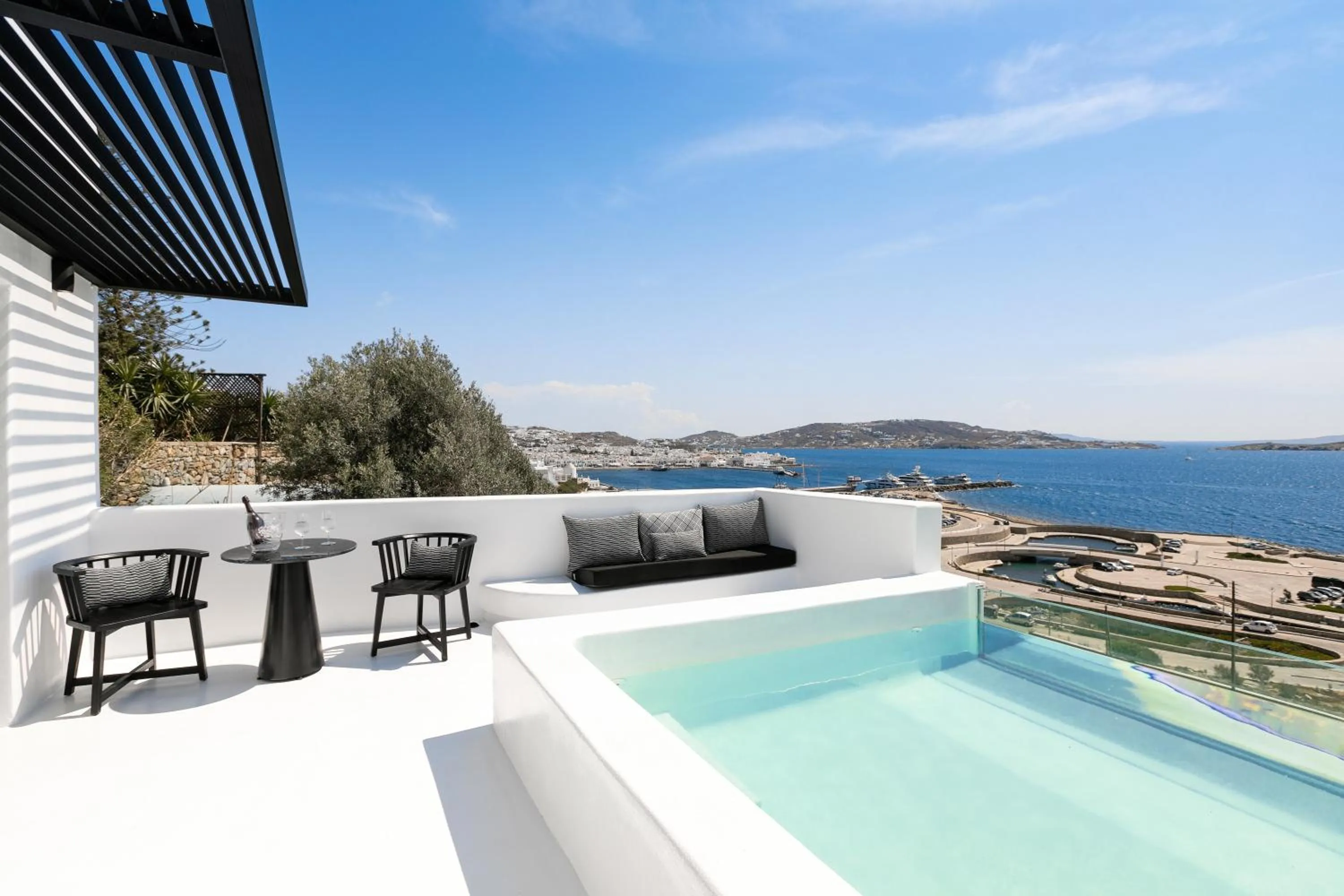 View (from property/room) in Tagoo Black Mykonos