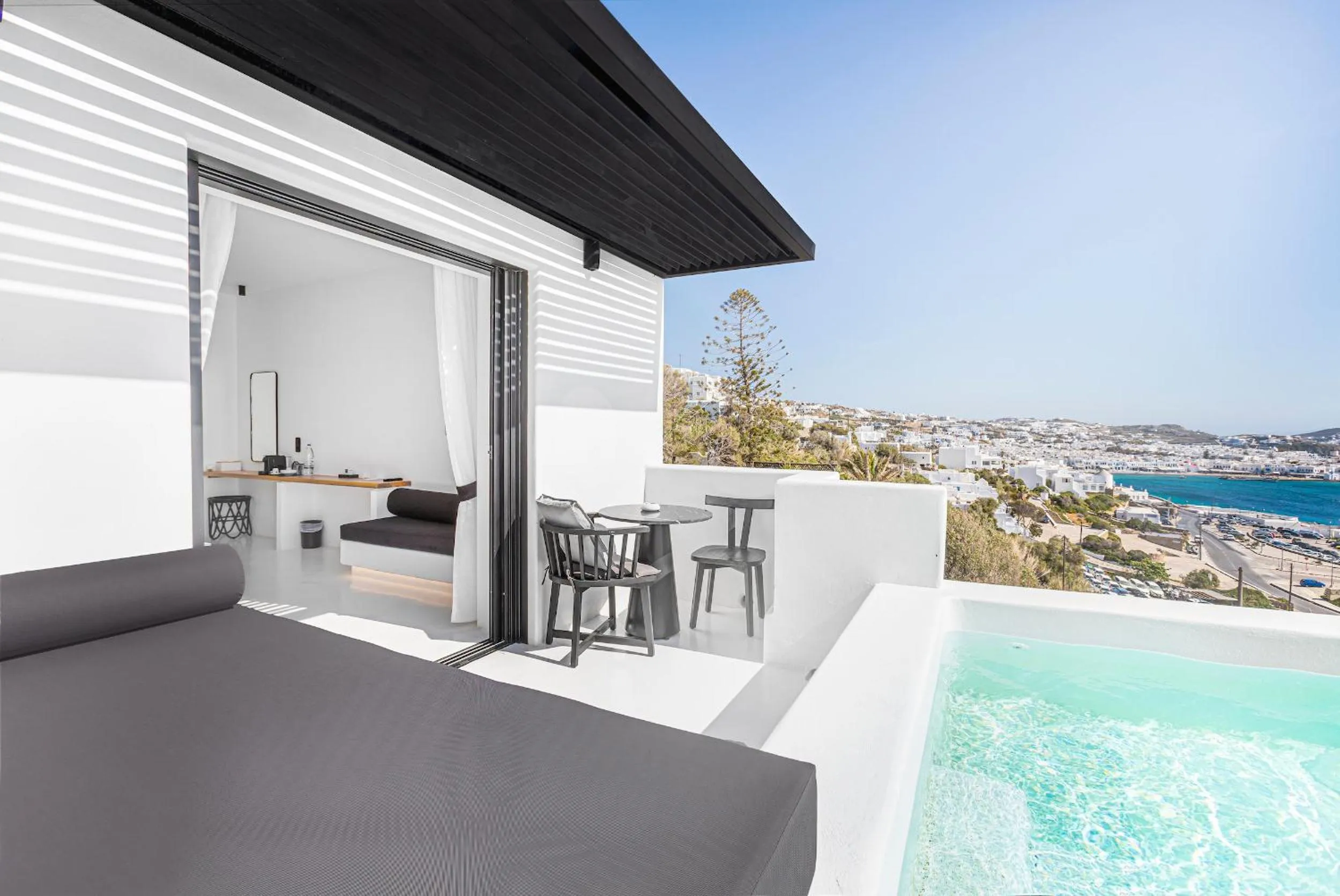 View (from property/room) in Tagoo Black Mykonos