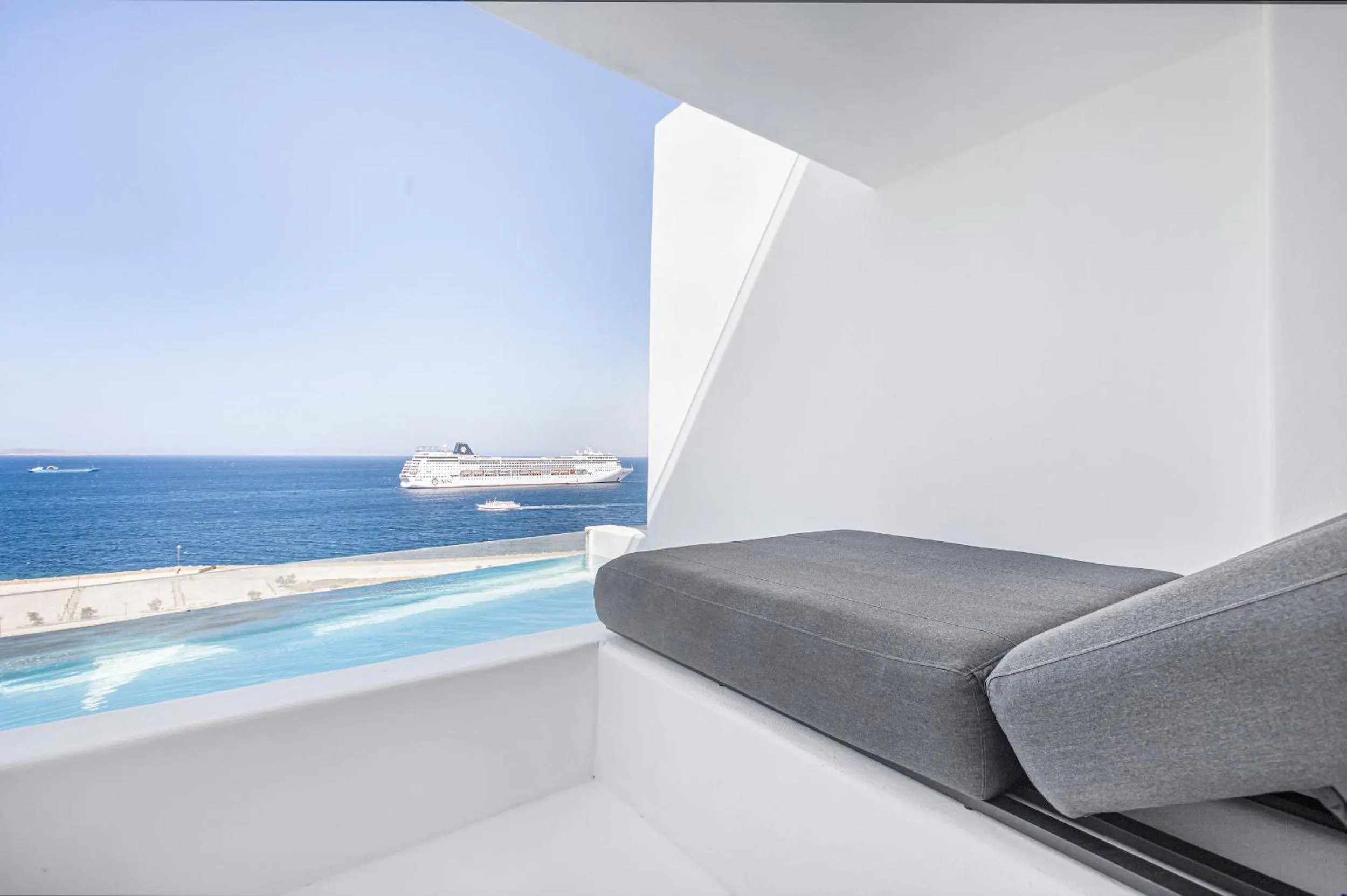 View (from property/room) in Tagoo Black Mykonos