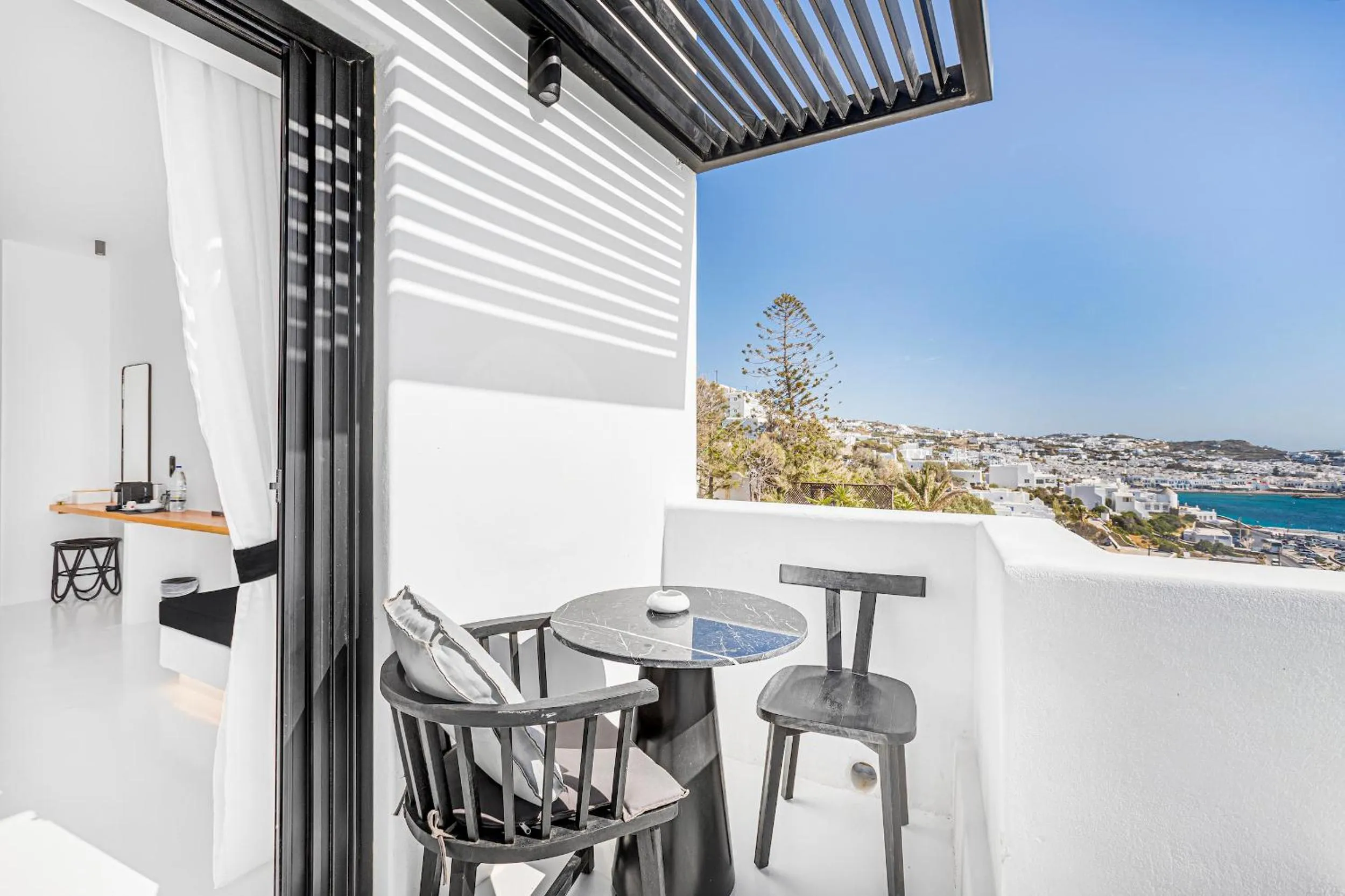 Balcony/Terrace in Tagoo Black Mykonos