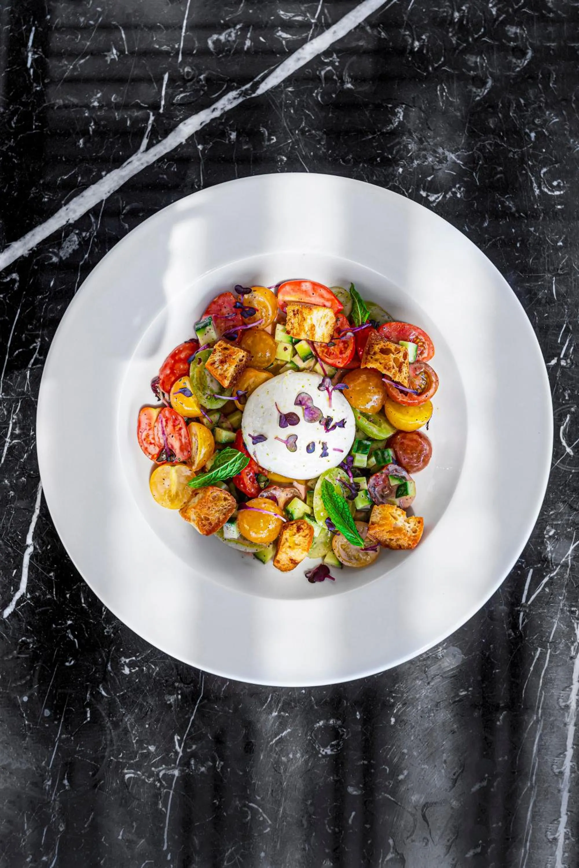 Food close-up in Tagoo Black Mykonos