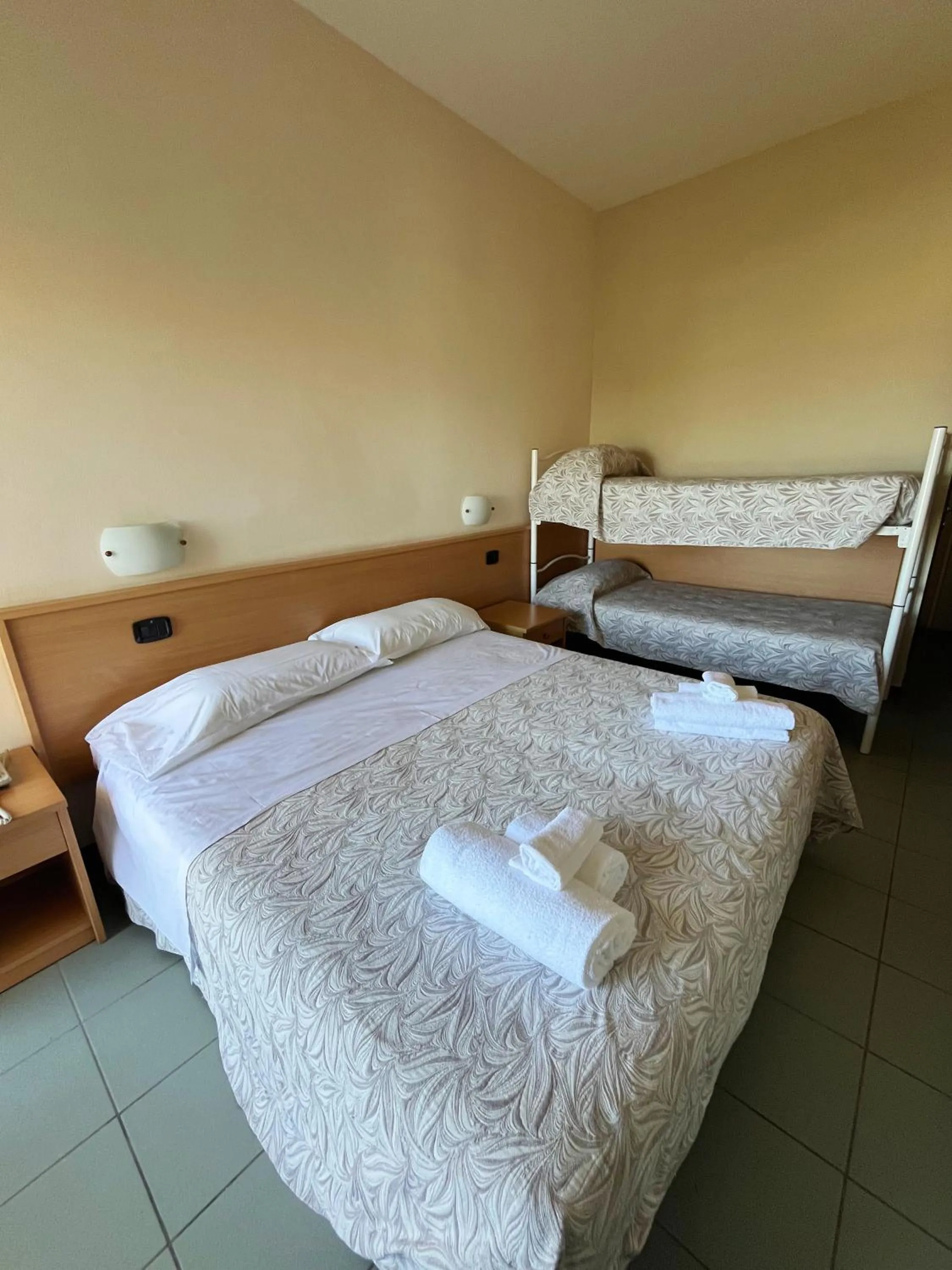 Bed in Hotel Nuovo Diana