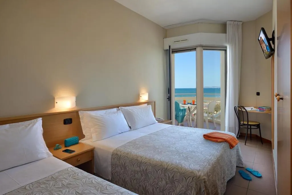 Bed in Hotel Nuovo Diana