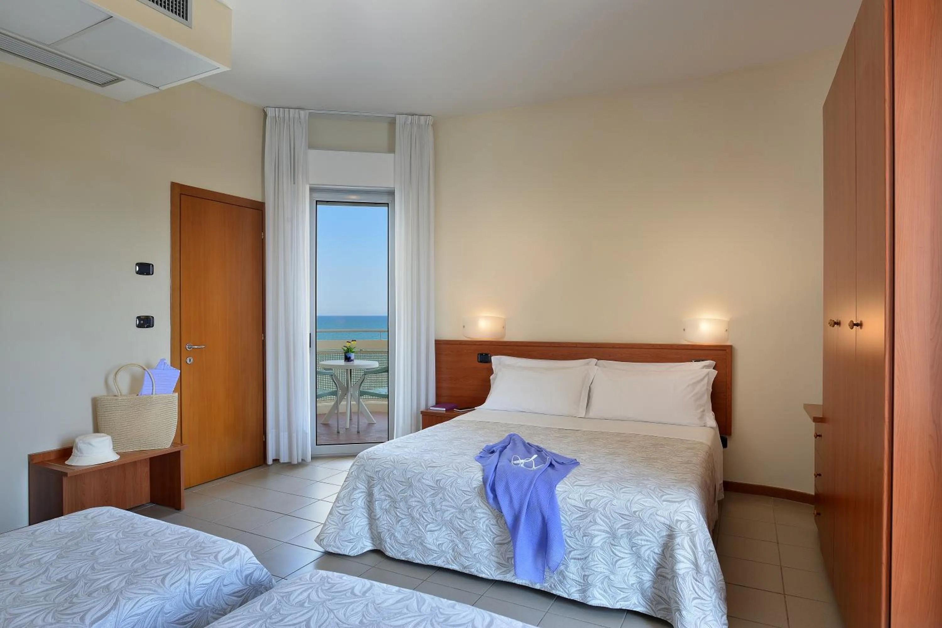 Bed in Hotel Nuovo Diana