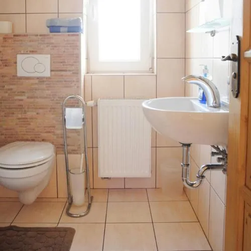 Bathroom in Sarokhaz Panzio