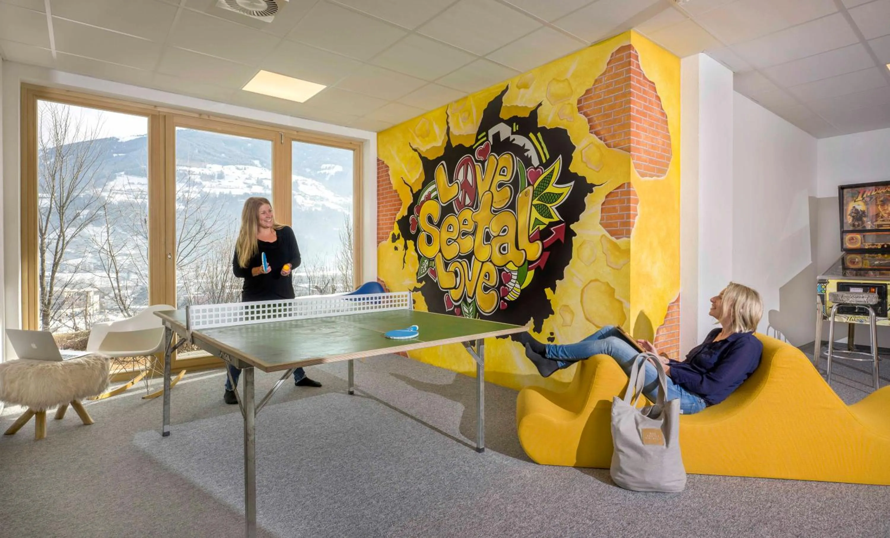 Children play ground in Alpin Family Resort Seetal