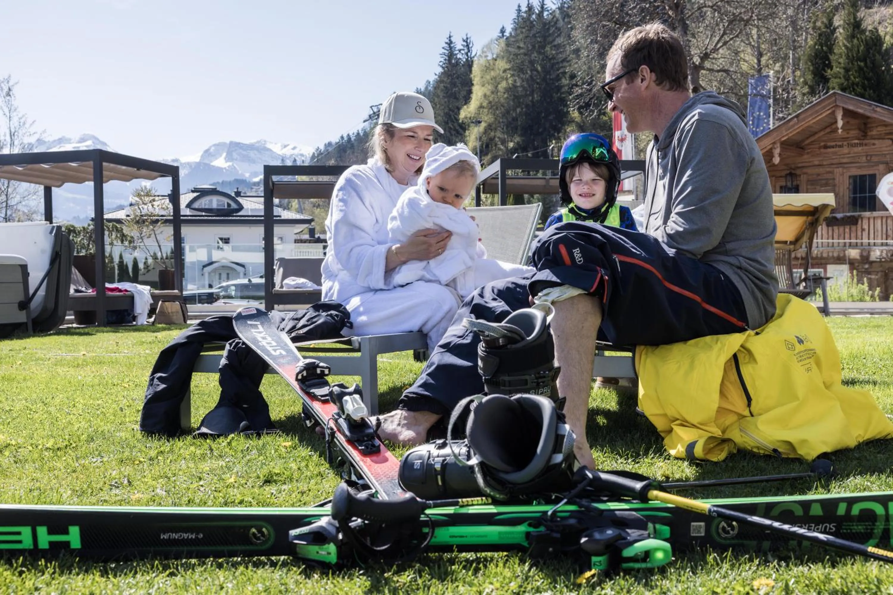 sunbed in Alpin Family Resort Seetal
