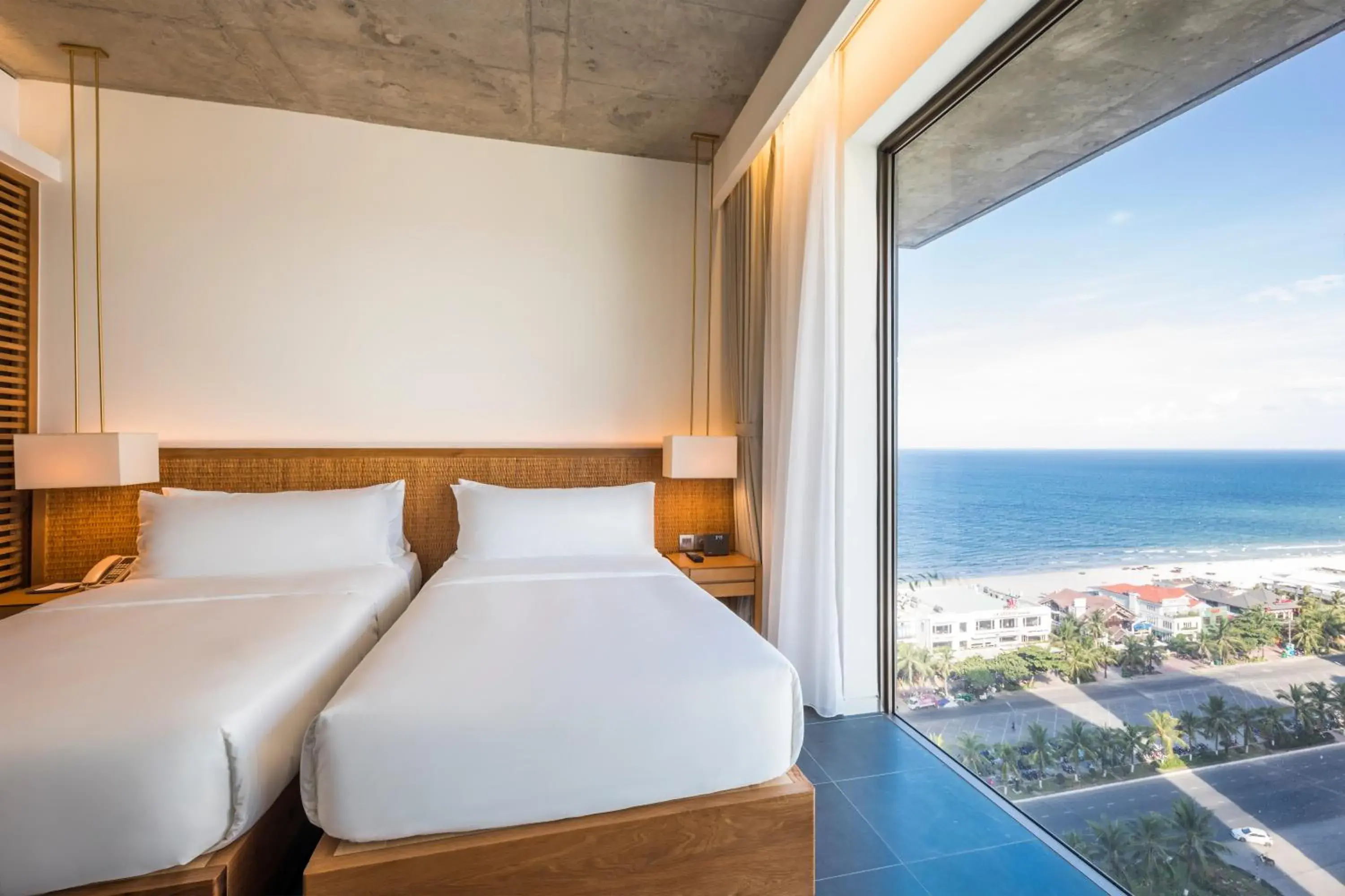 Superior Twin with Partial Sea View in Chicland Boutique Danang Beach Hotel Superior Twin with Partial Sea View in Chicland Boutique Danang Beach Hotel