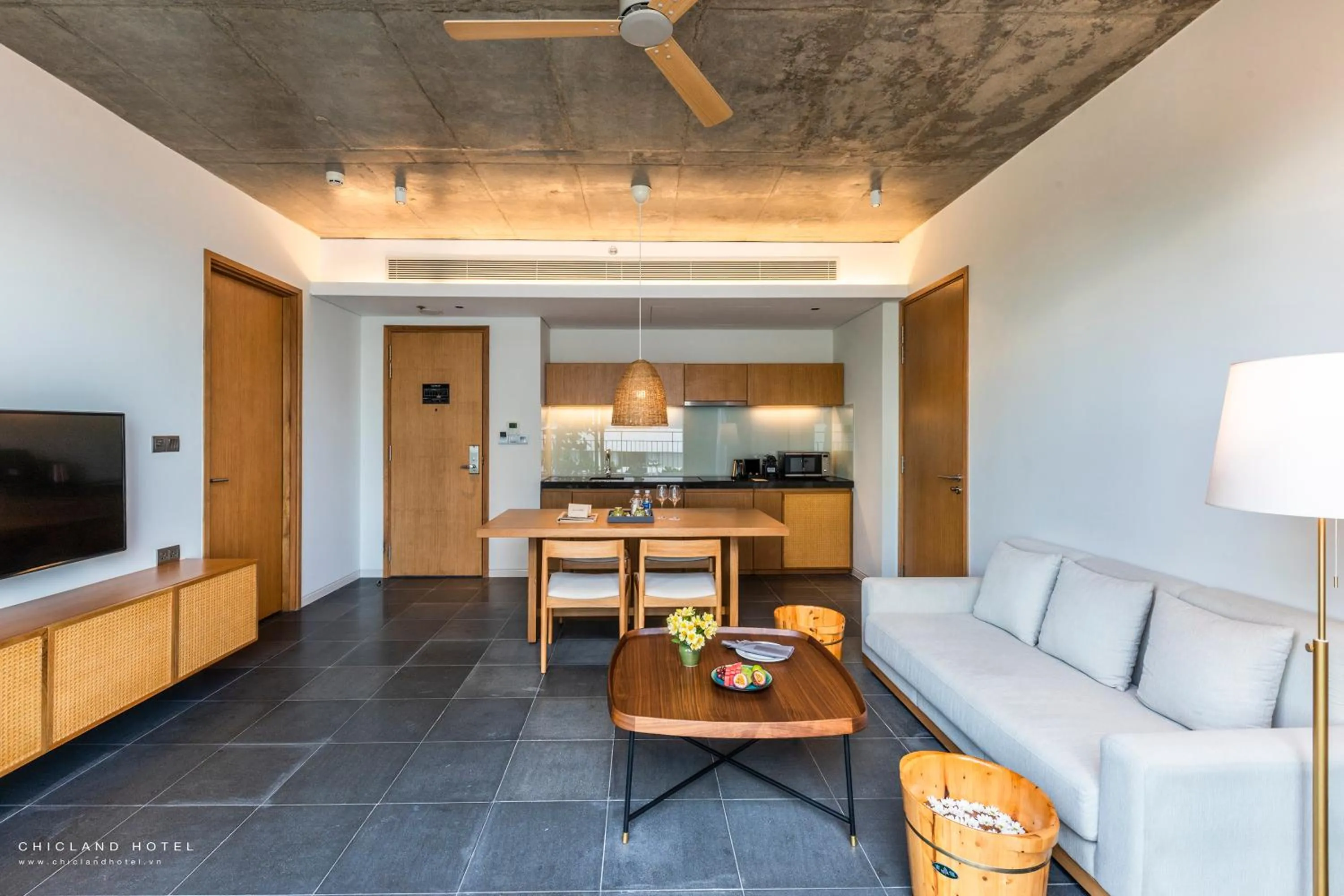 Living room in Chicland Boutique Danang Beach Hotel