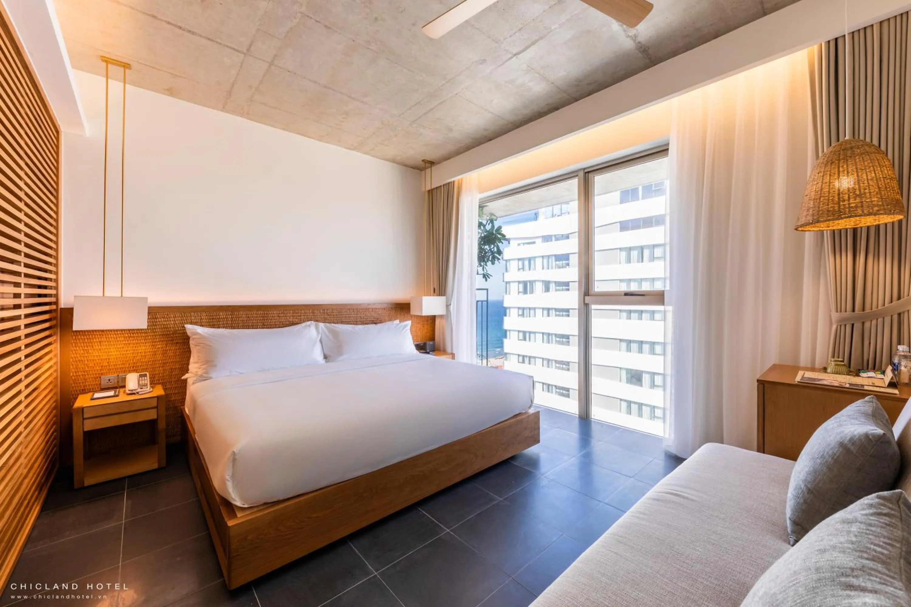 Bedroom, Bed in Chicland Boutique Danang Beach Hotel