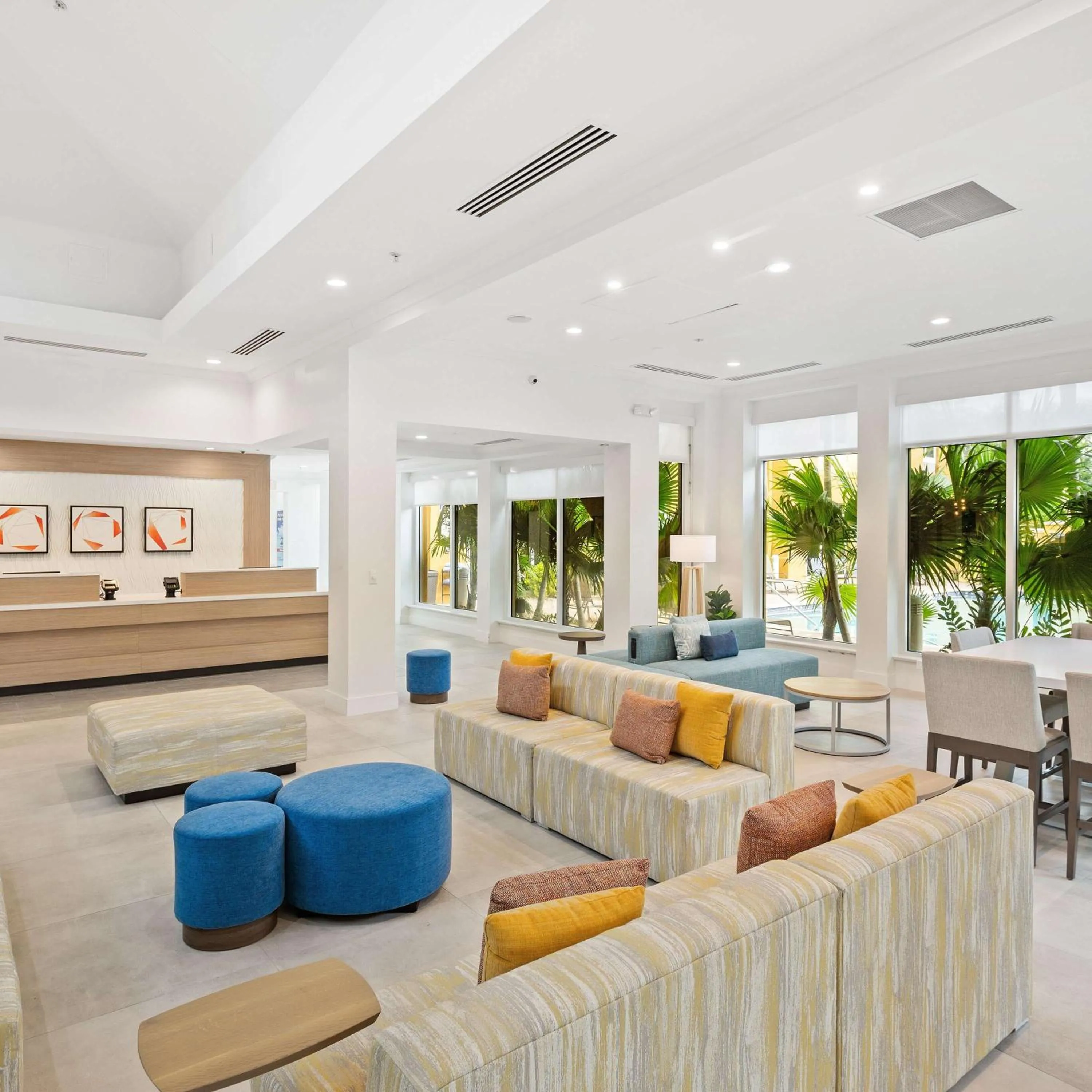 Lobby or reception in Hilton Garden Inn Ft. Lauderdale Airport-Cruise Port