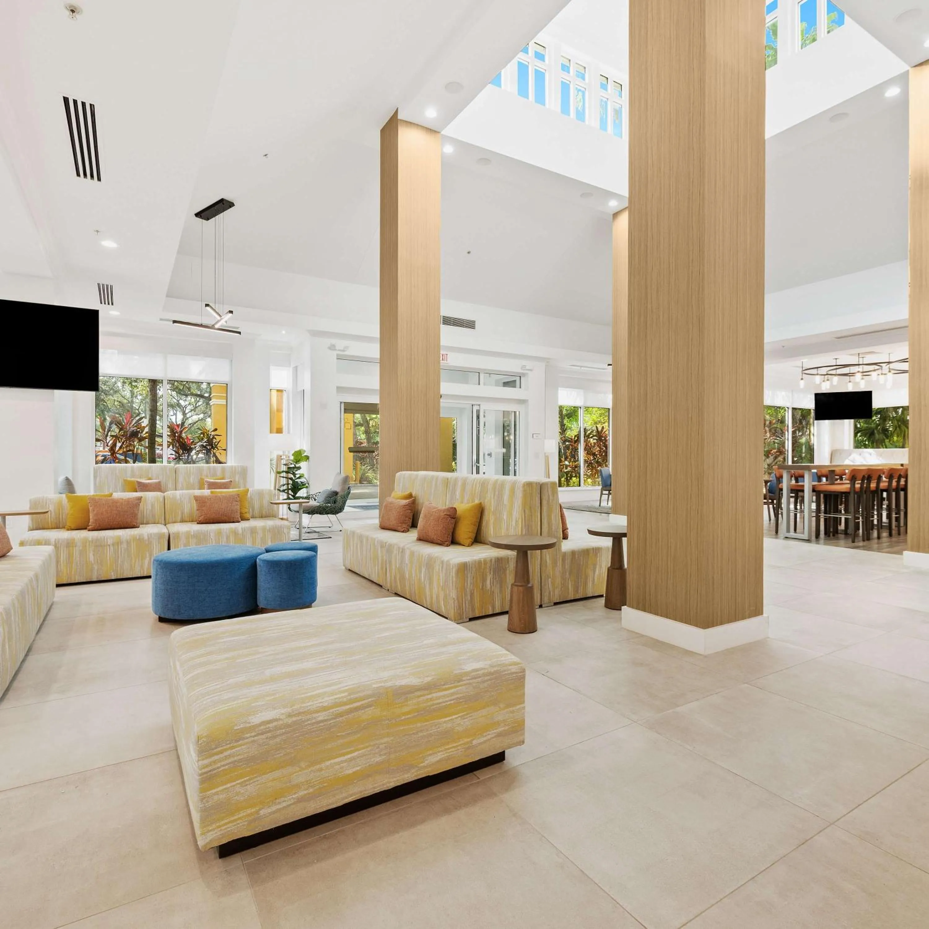 Lobby or reception in Hilton Garden Inn Ft. Lauderdale Airport-Cruise Port