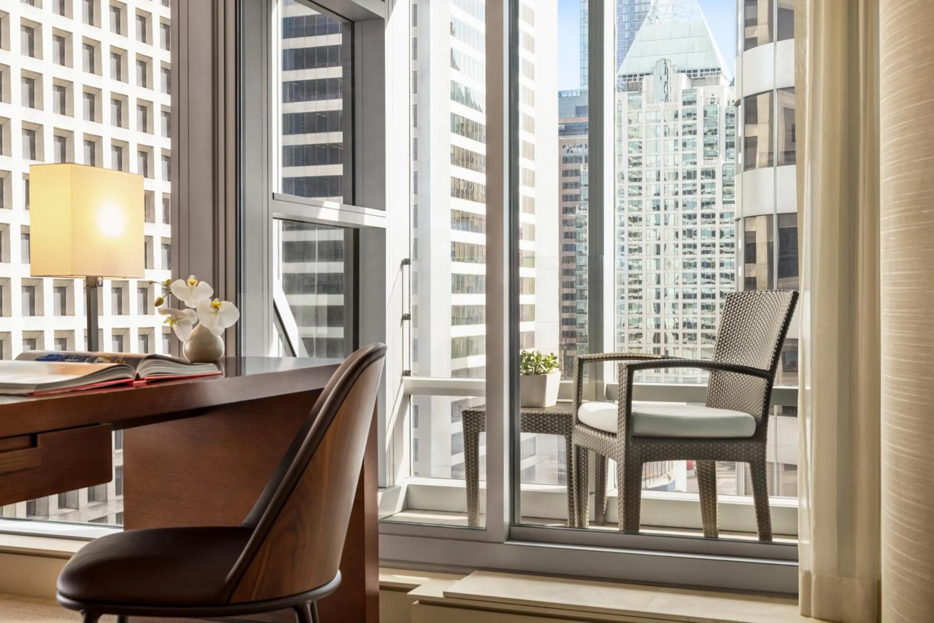 Seating area in Shangri-La Vancouver