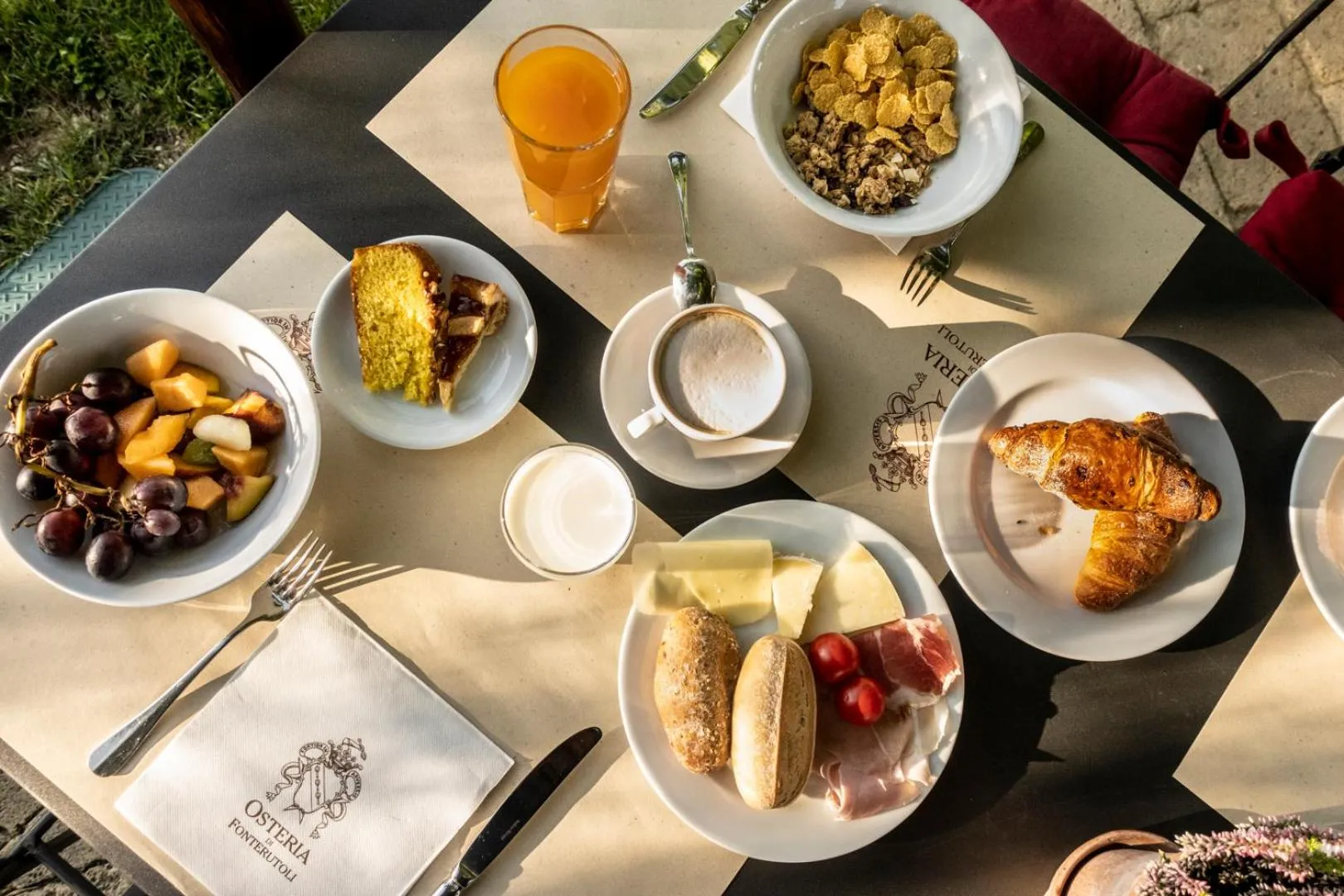 Breakfast in Castello di Fonterutoli Wine Resort