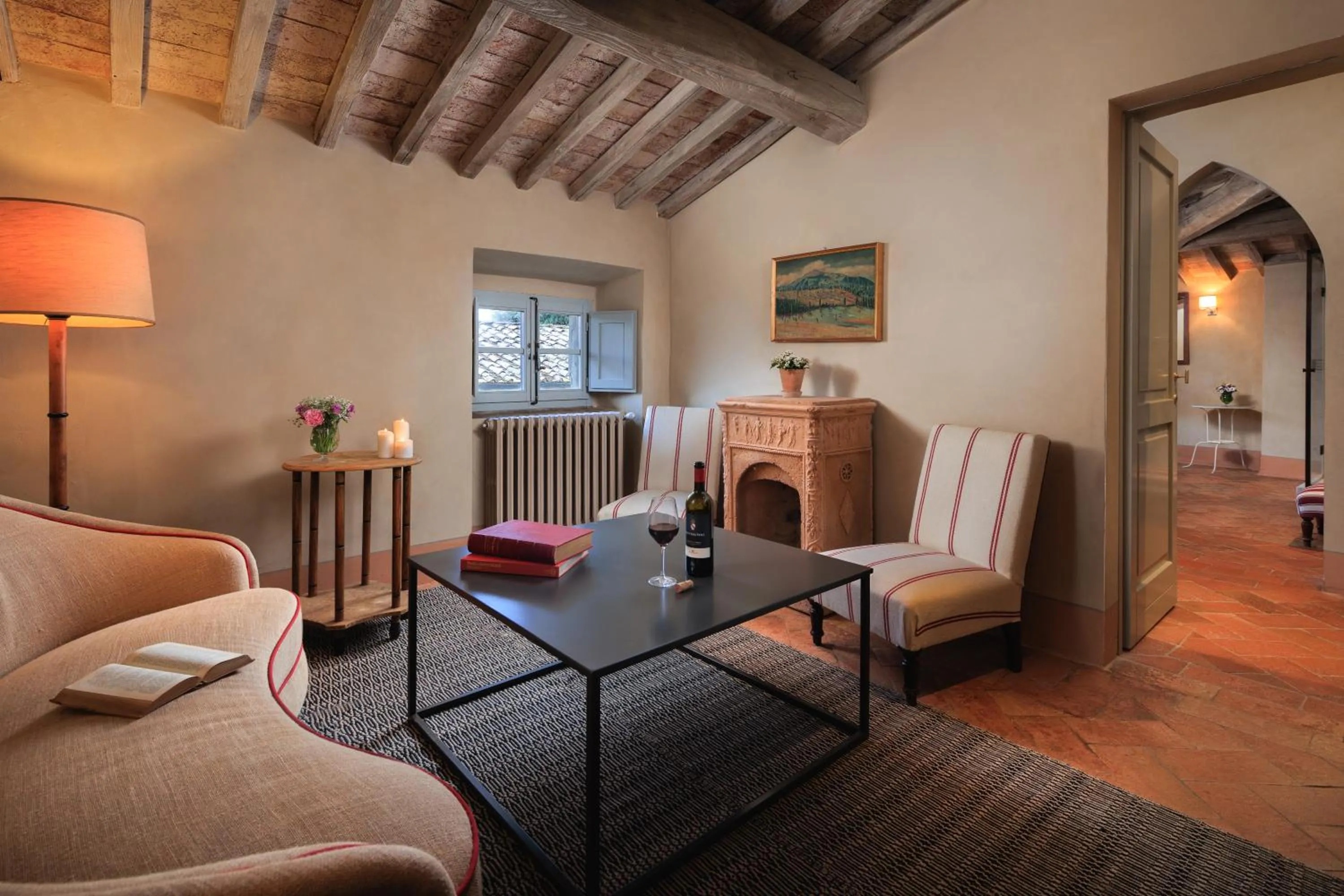 Living room in Castello di Fonterutoli Wine Resort