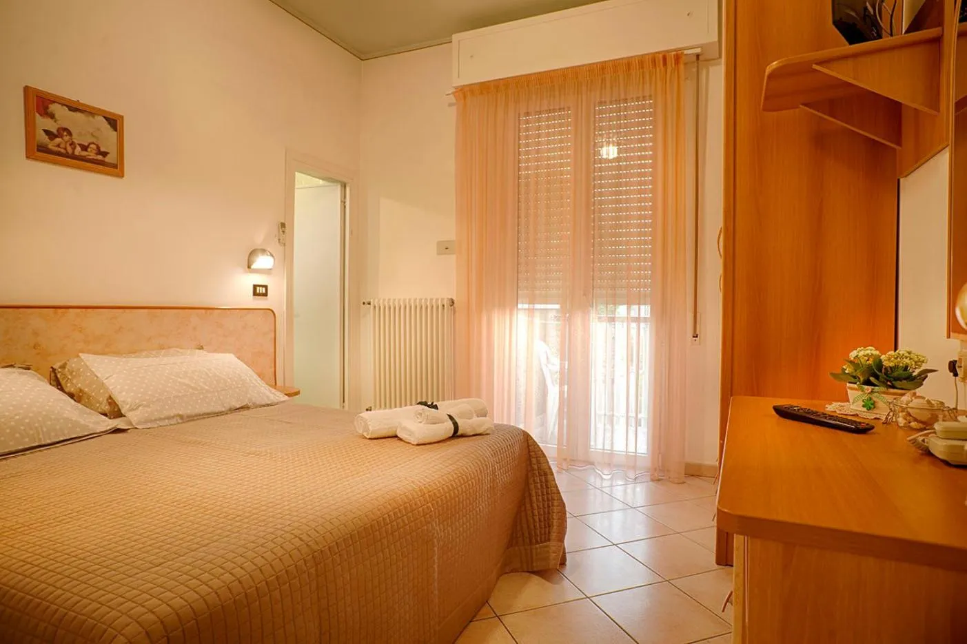 Bed in Hotel Verdemare