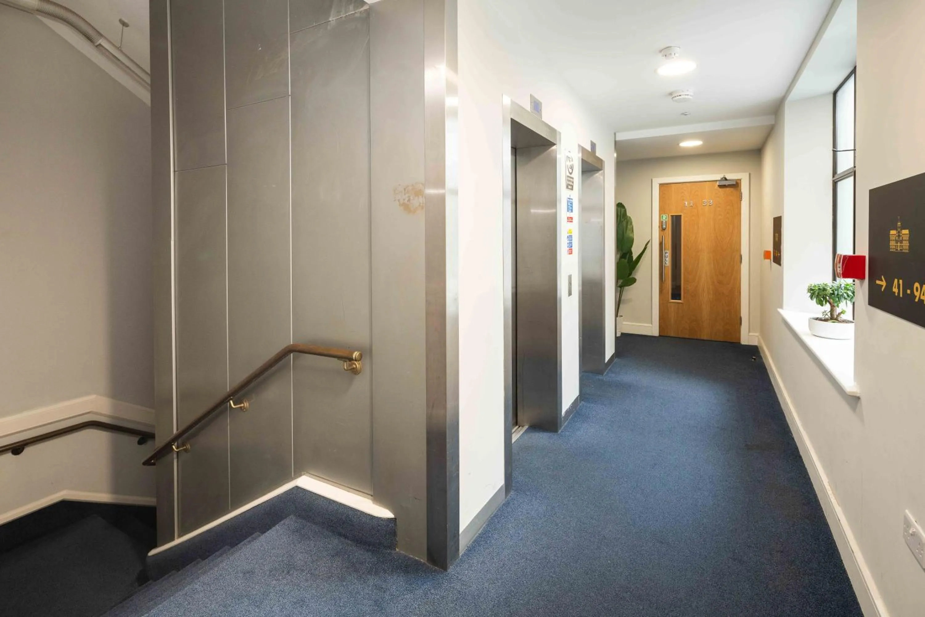 elevator in London City Hotel