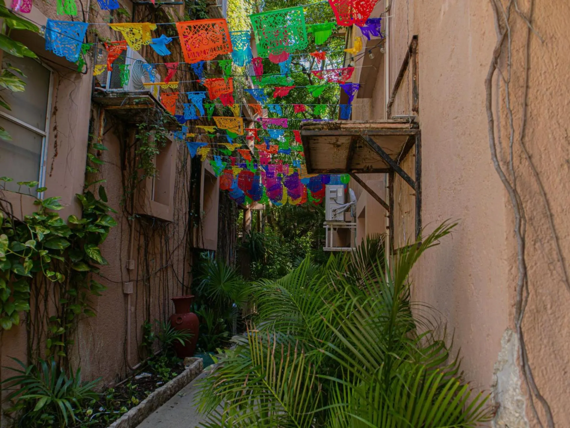 Garden in Tukan Hotel Playa del Carmen