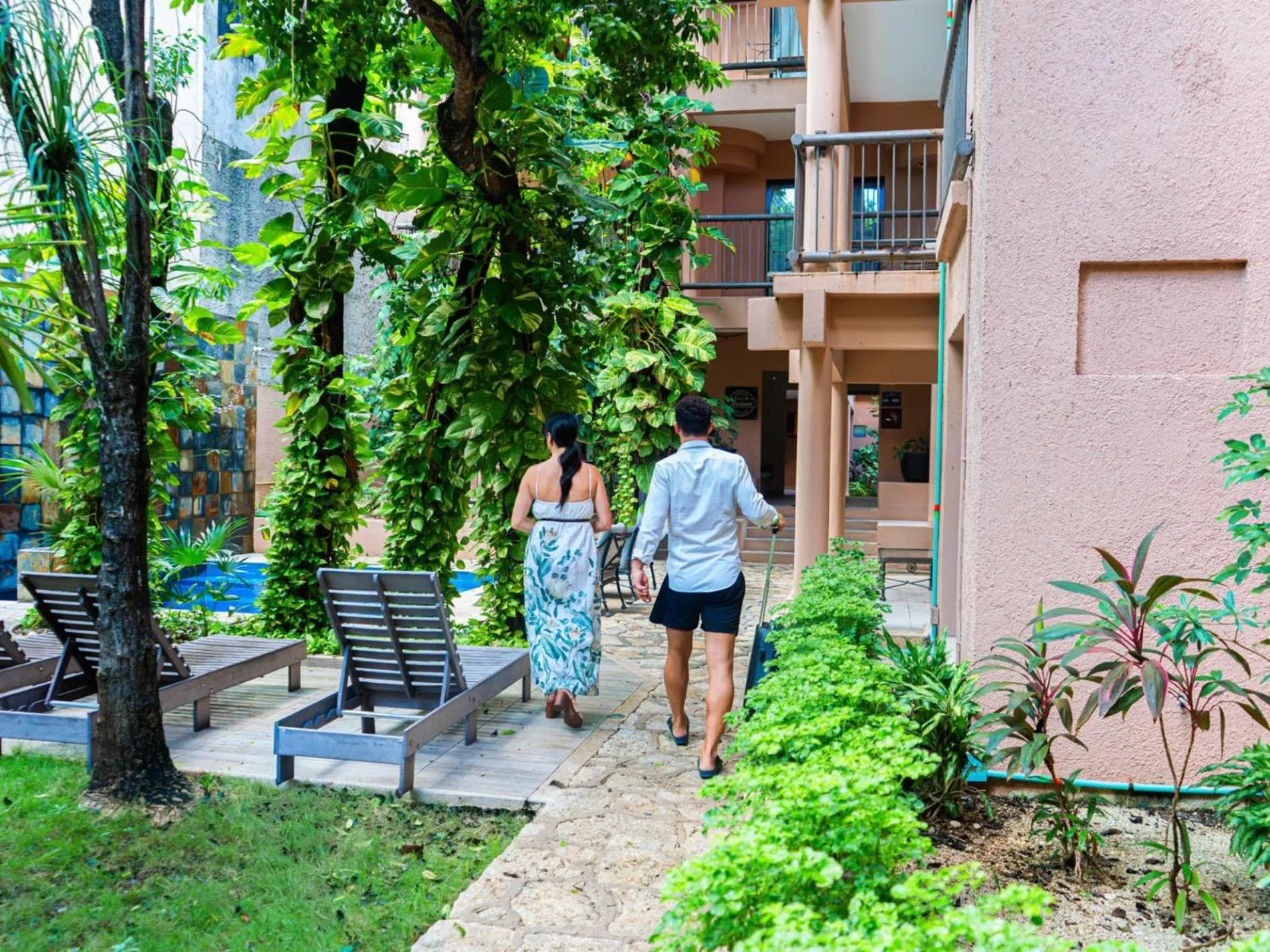 Garden in Tukan Hotel Playa del Carmen
