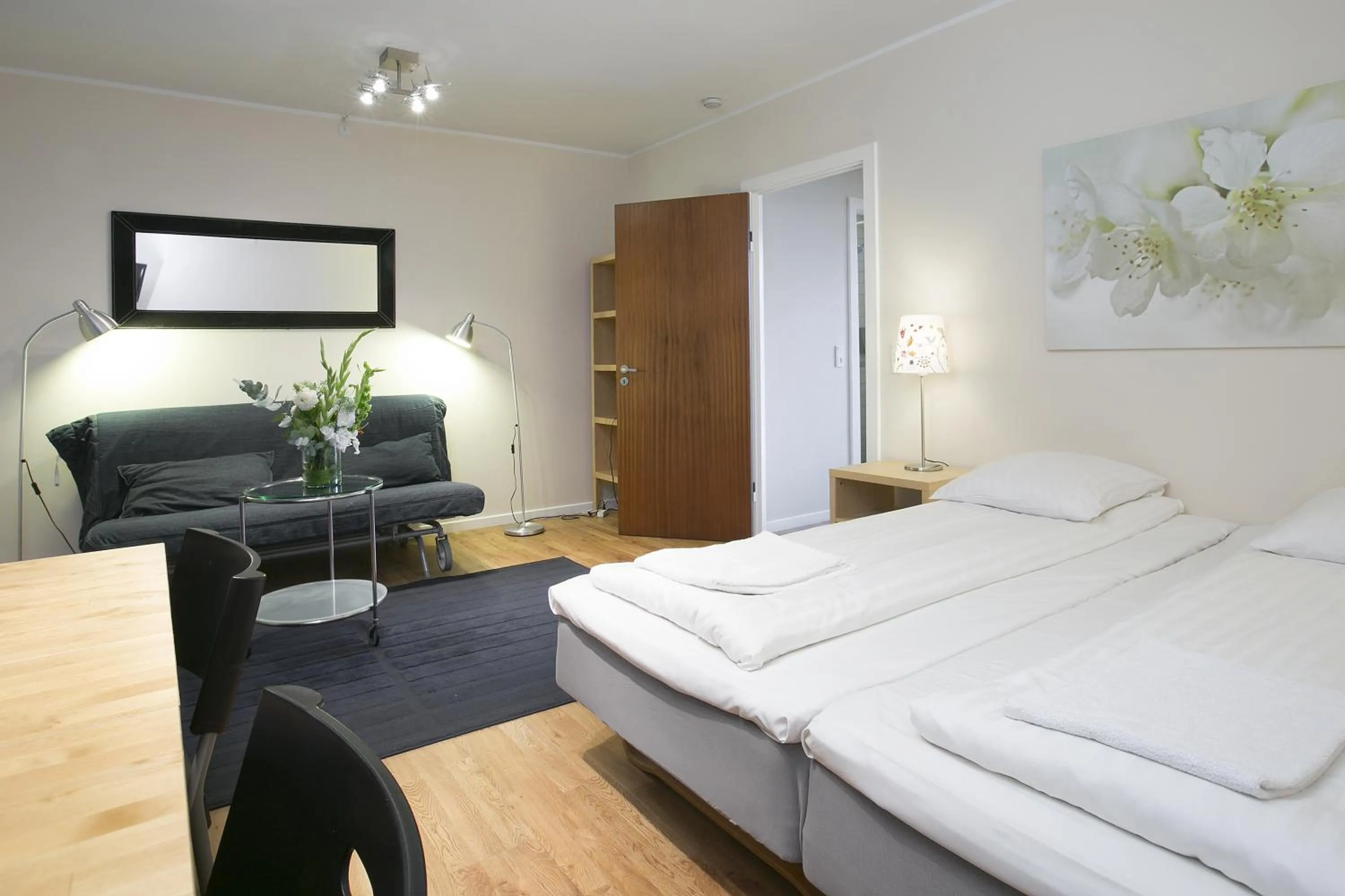 Photo of the whole room, Bed in Hotel Copenhagen Apartments