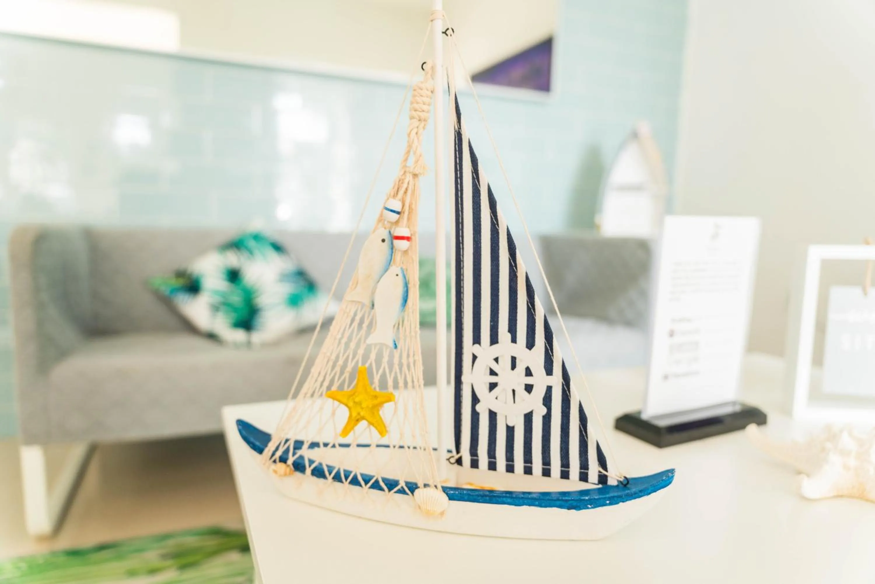 Seating area in The Pelican Poshtel