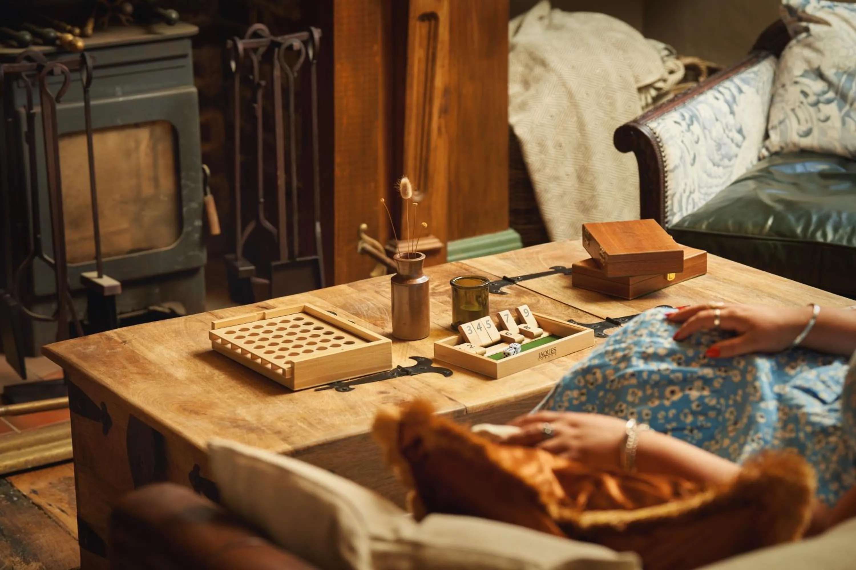 Seating area in The Rising Sun