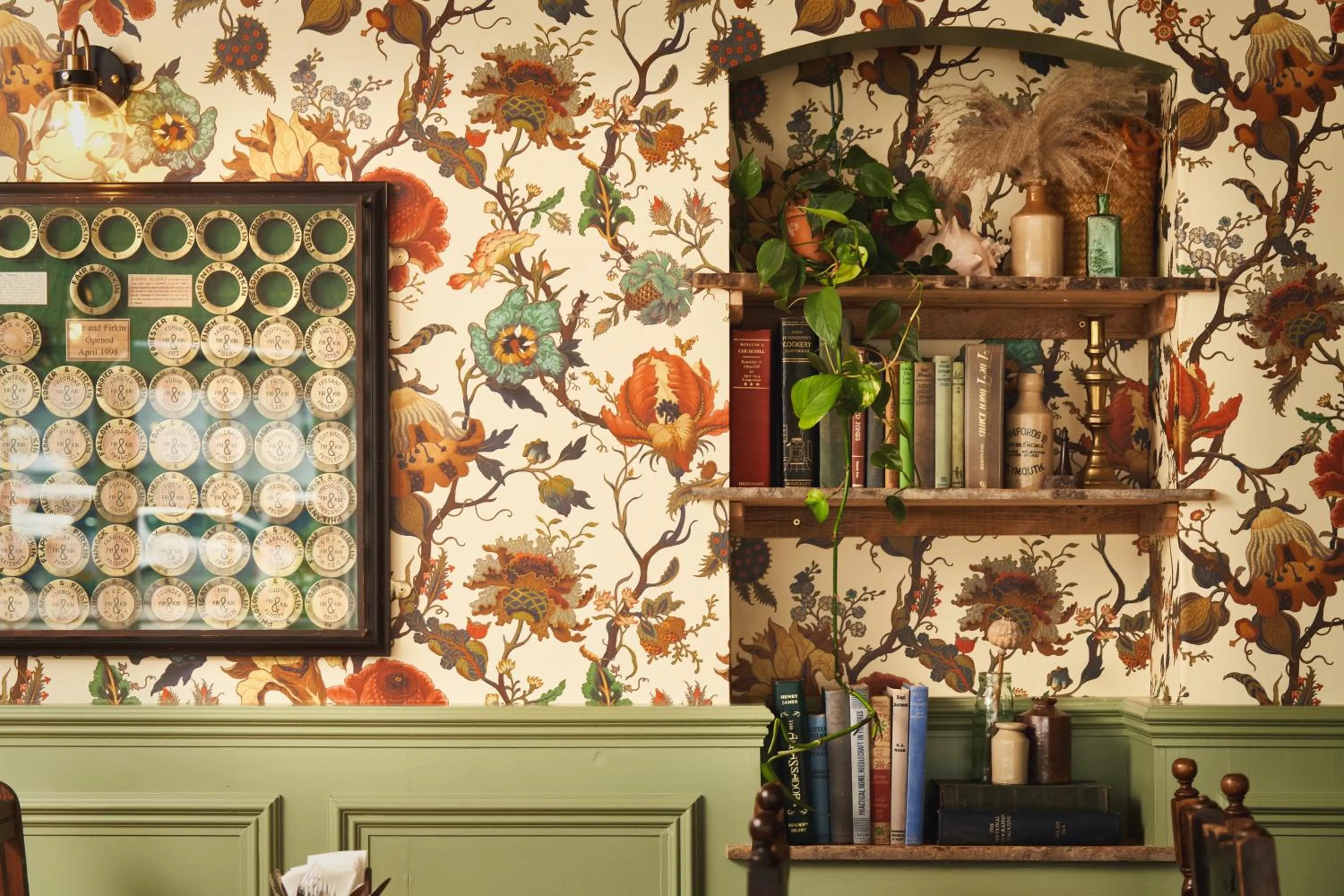 Decorative detail in The Rising Sun