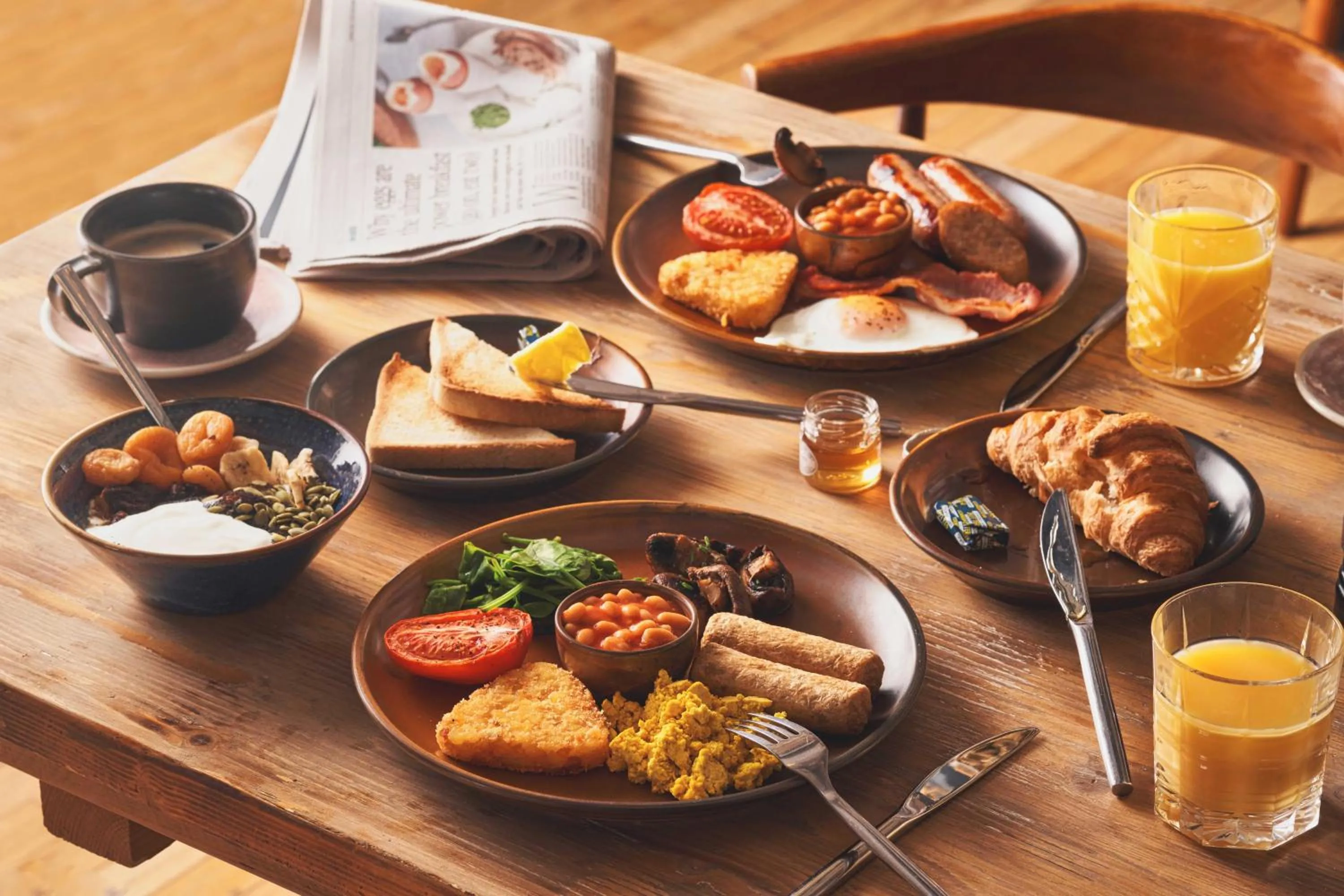 Food and drinks in The Rising Sun