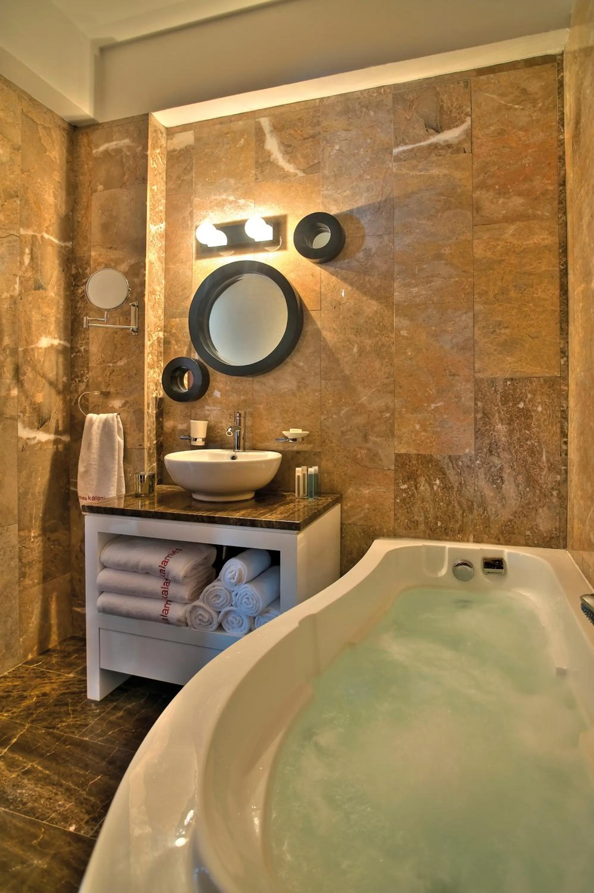 Bathroom in Althea Kalamies Luxury Villas