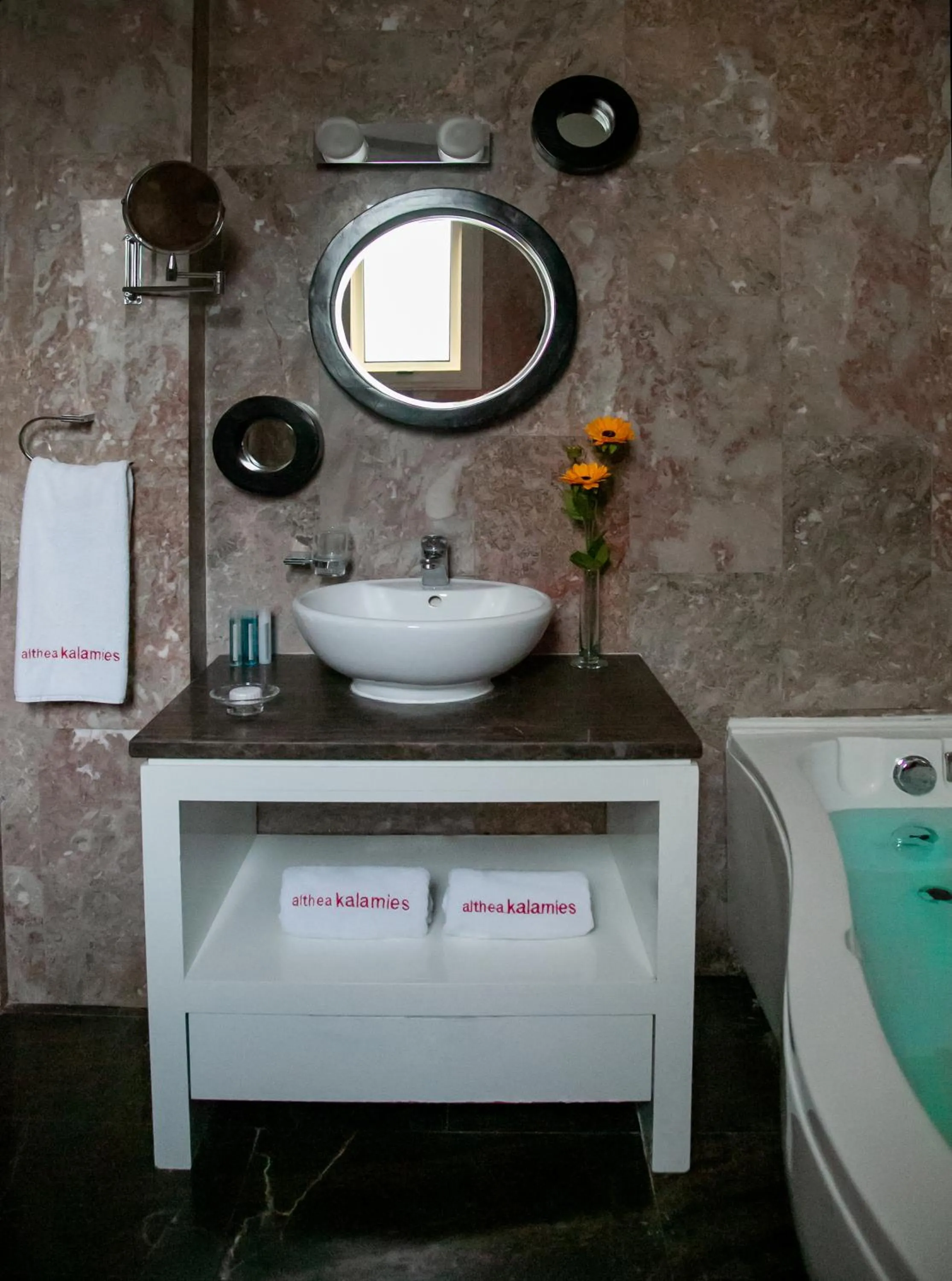 Bathroom in Althea Kalamies Luxury Villas