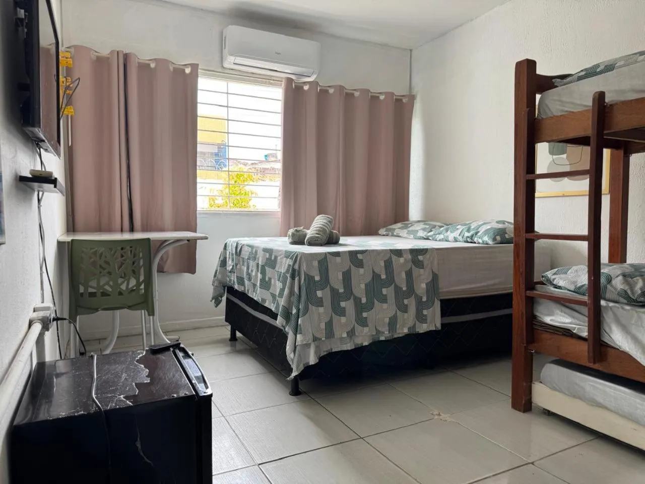 Bed in Casa da Esquina Pousada