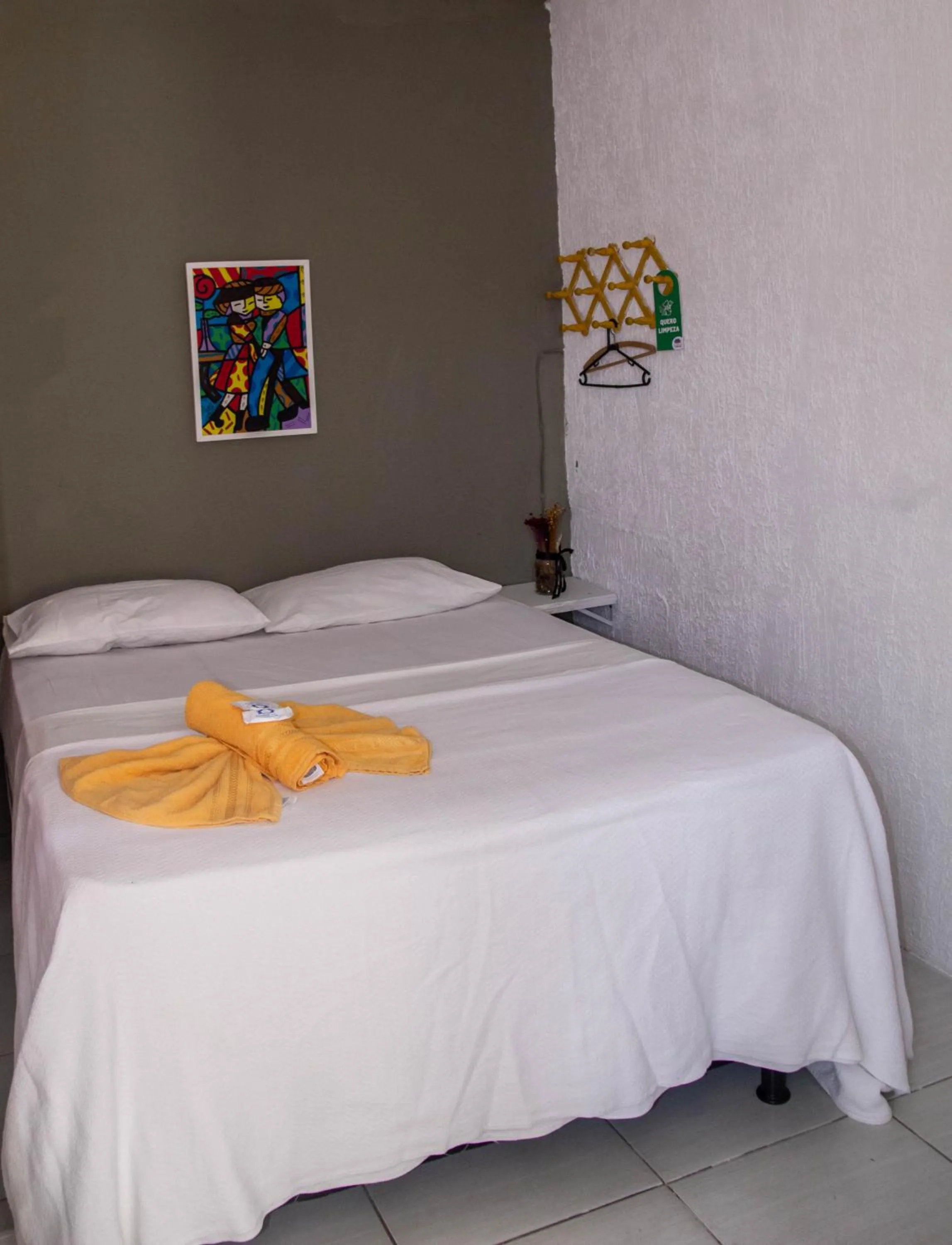 Bed in Casa da Esquina Pousada