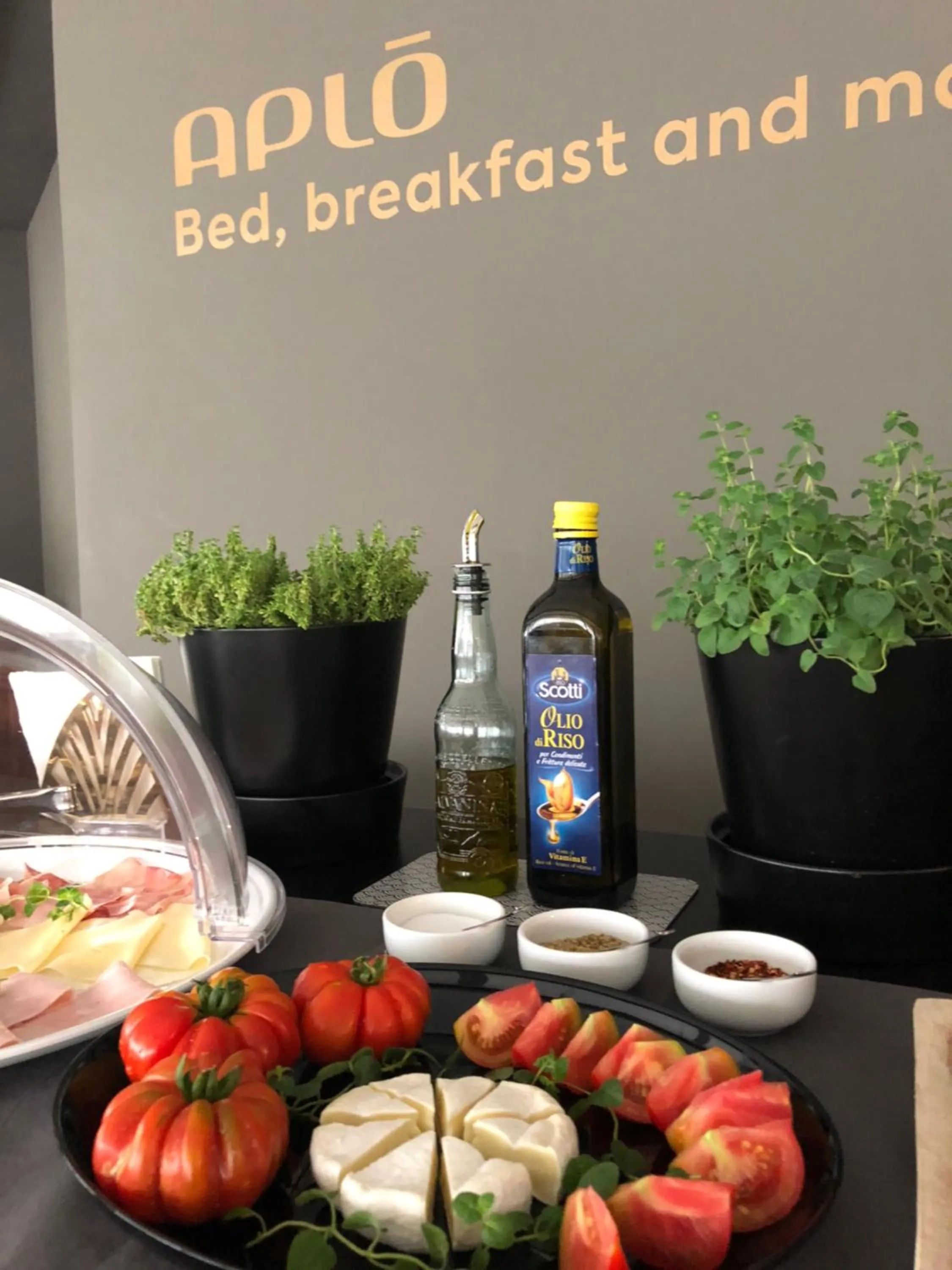 Food and drinks in Hotel Aplo - Breakfast Experience