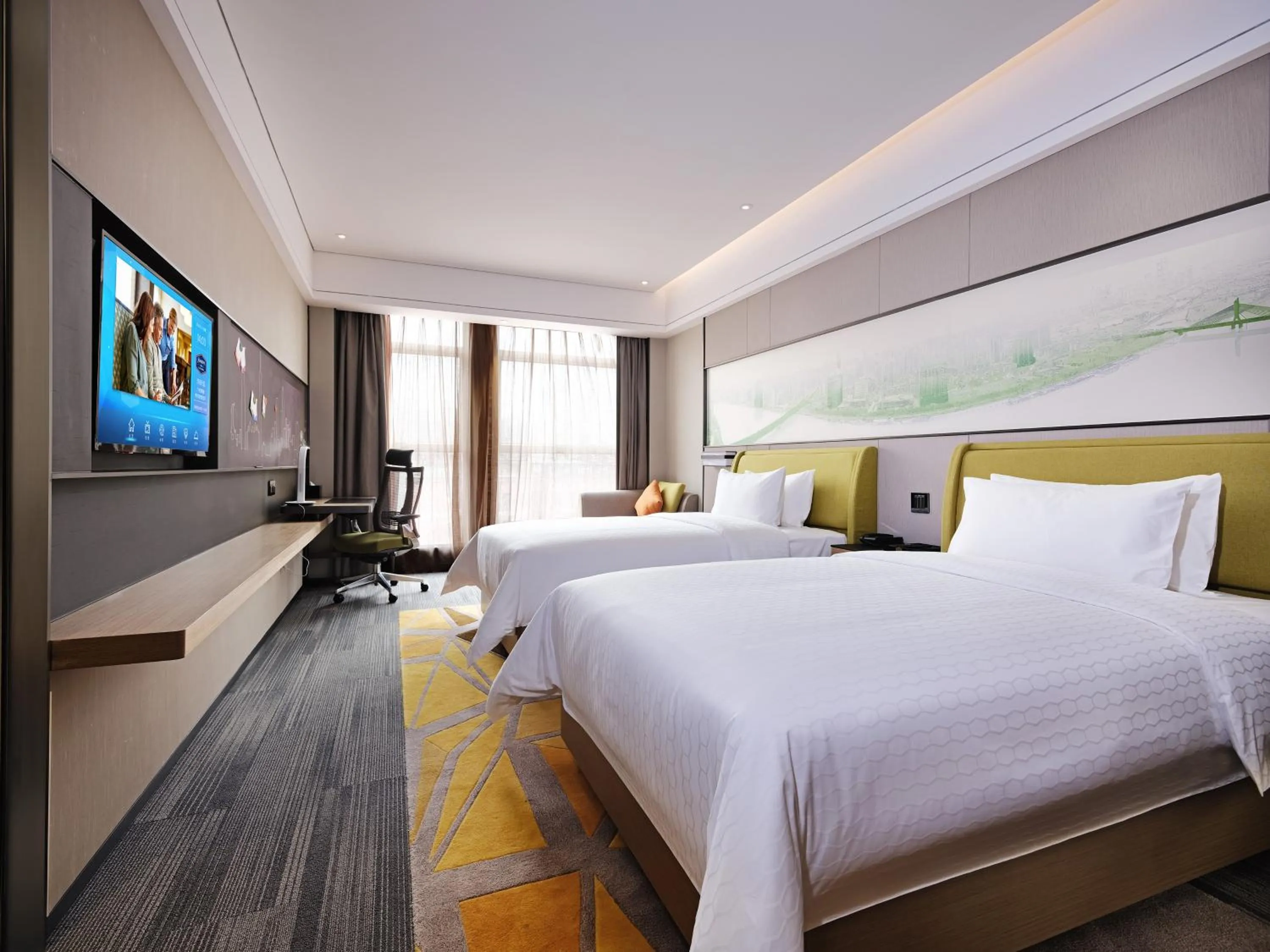 Bed in Hampton by Hilton Guangzhou Dongxiaonan
