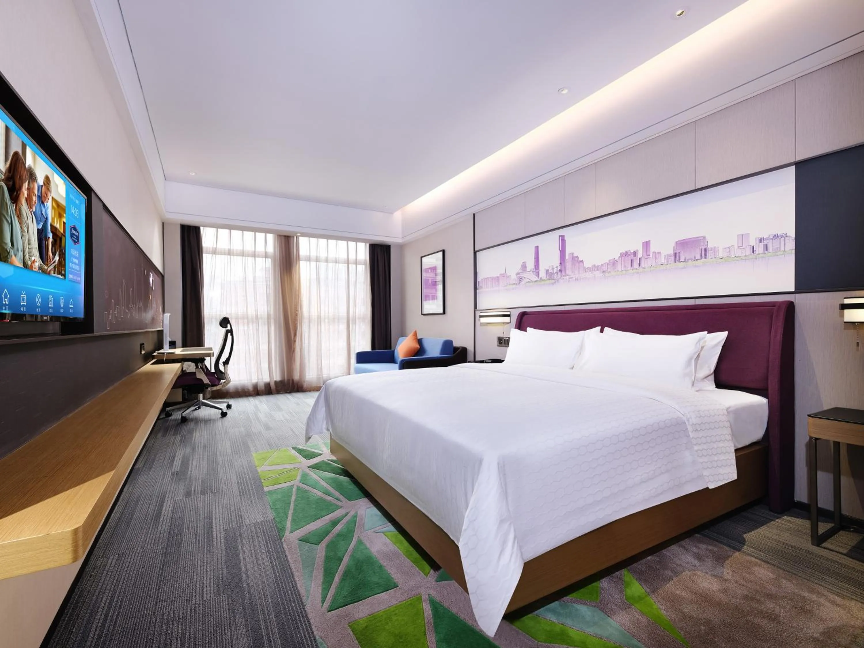 Bed in Hampton by Hilton Guangzhou Dongxiaonan